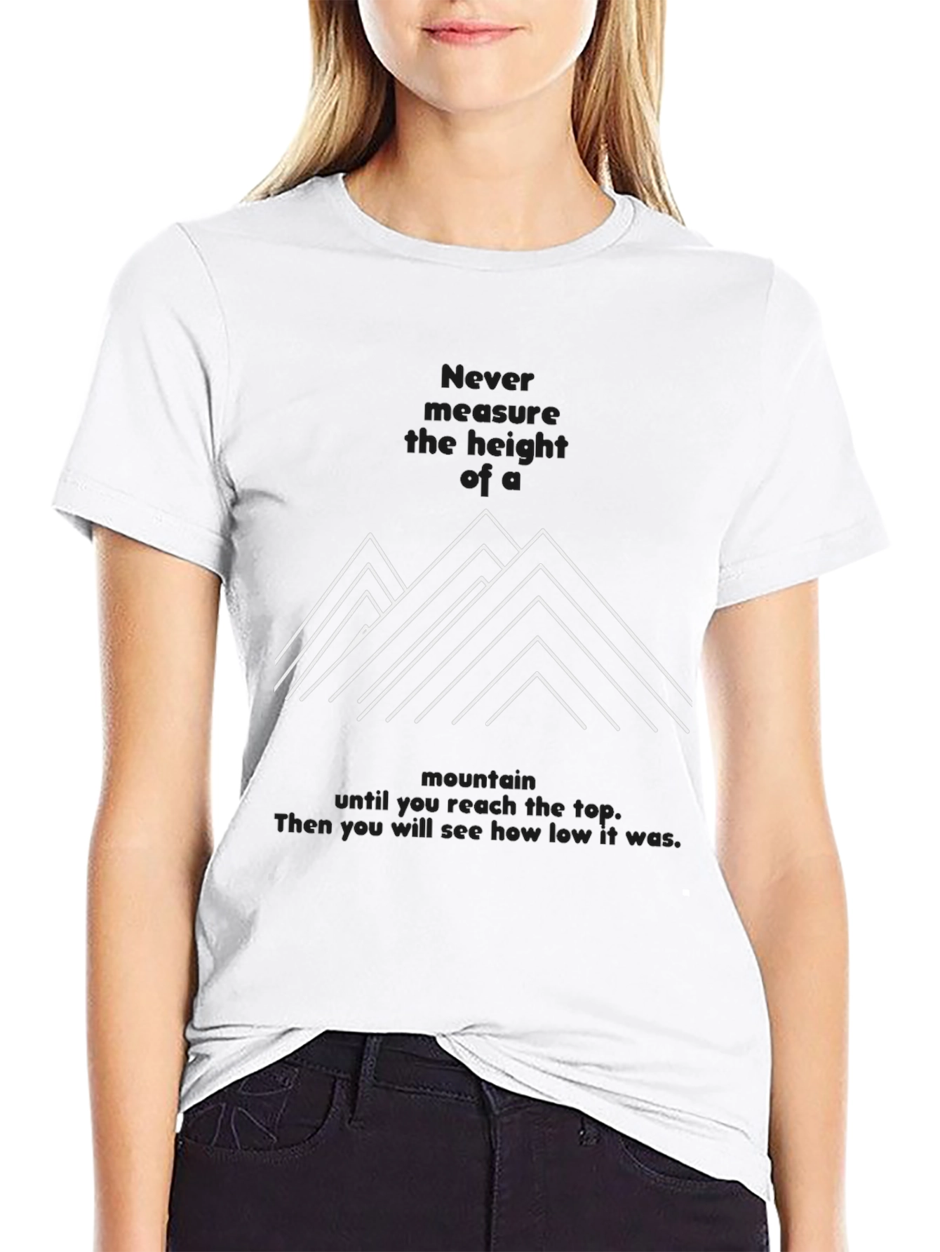 Mountain Graphic Tee - Black Short Sleeve