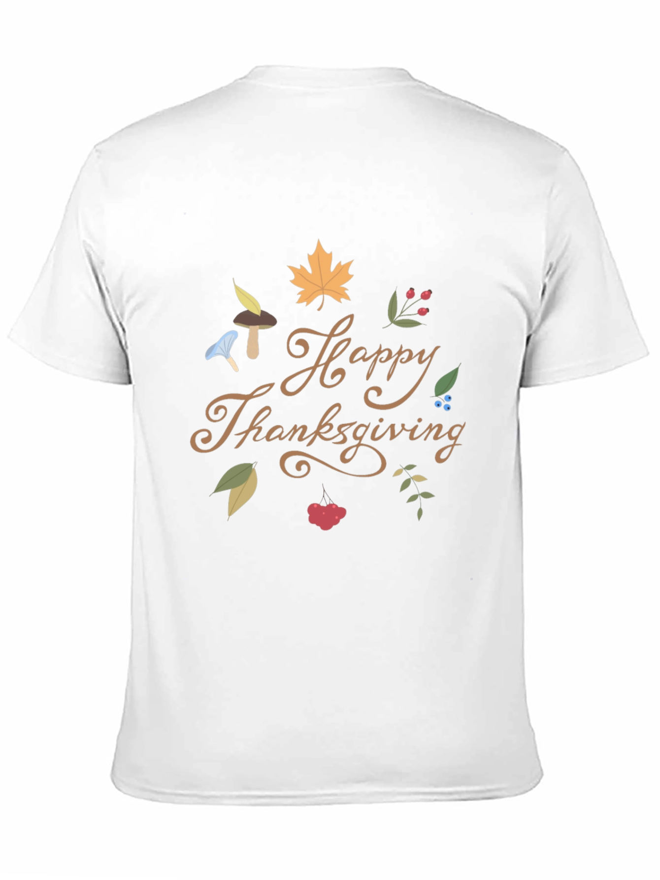 Happy Thanksgiving T-Shirt - Fall Festive Tee