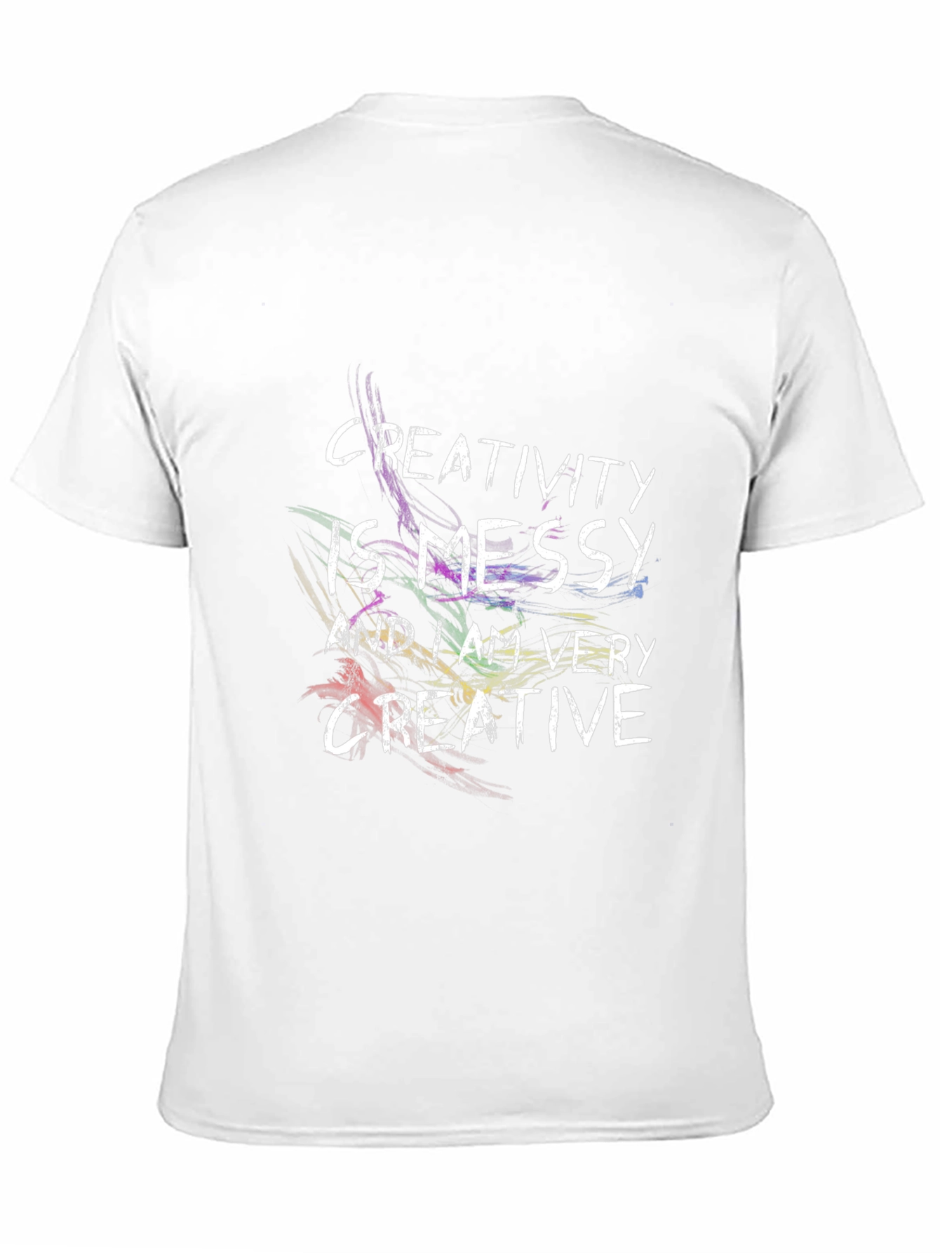 Creativity is Messy T-Shirt - Mens Black Tee