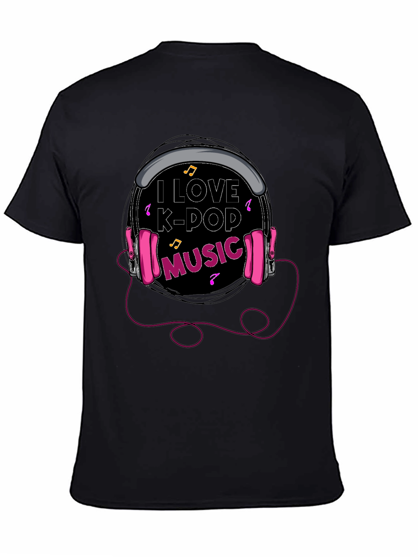 I Love K-Pop Music Graphic Tee