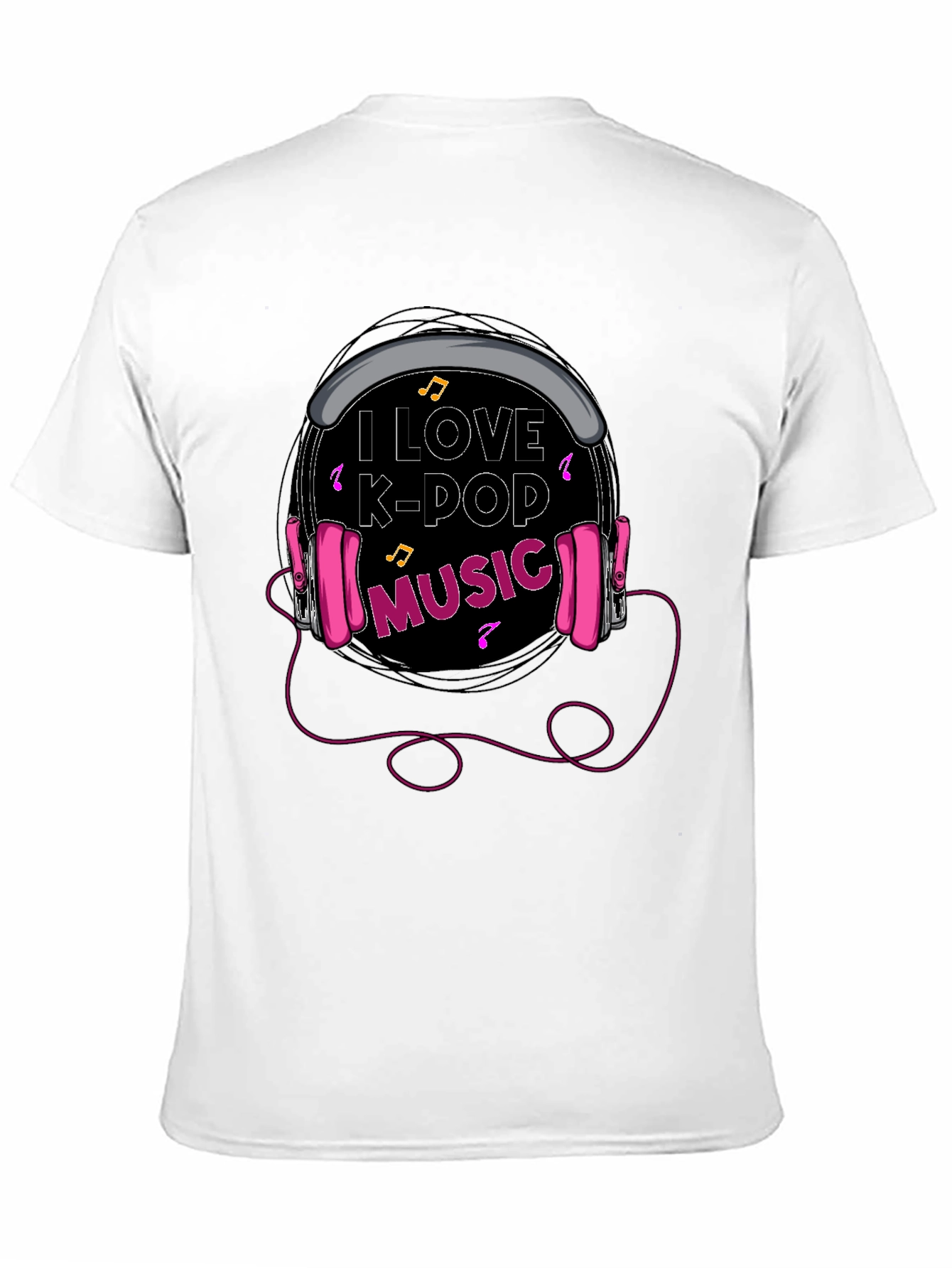I Love K-Pop Music Graphic Tee