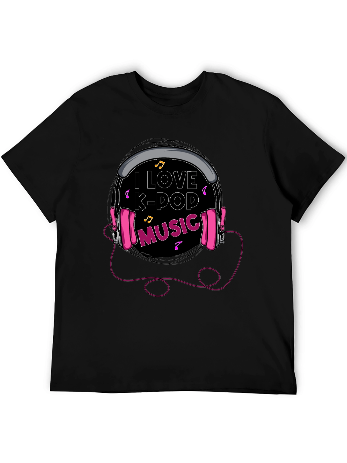 I Love K-Pop Music Graphic Tee