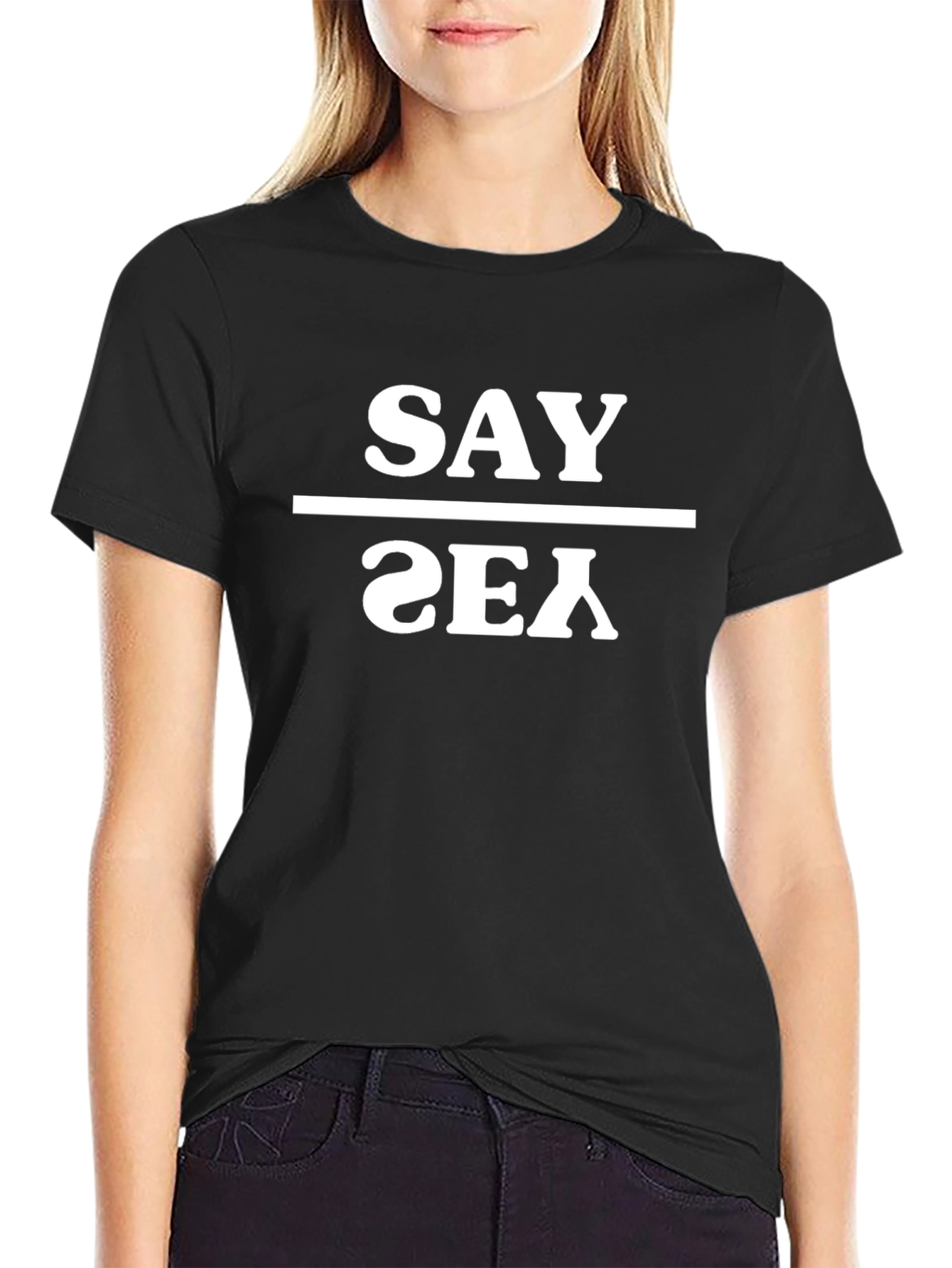 Say Yes/Sex Graphic T-Shirt