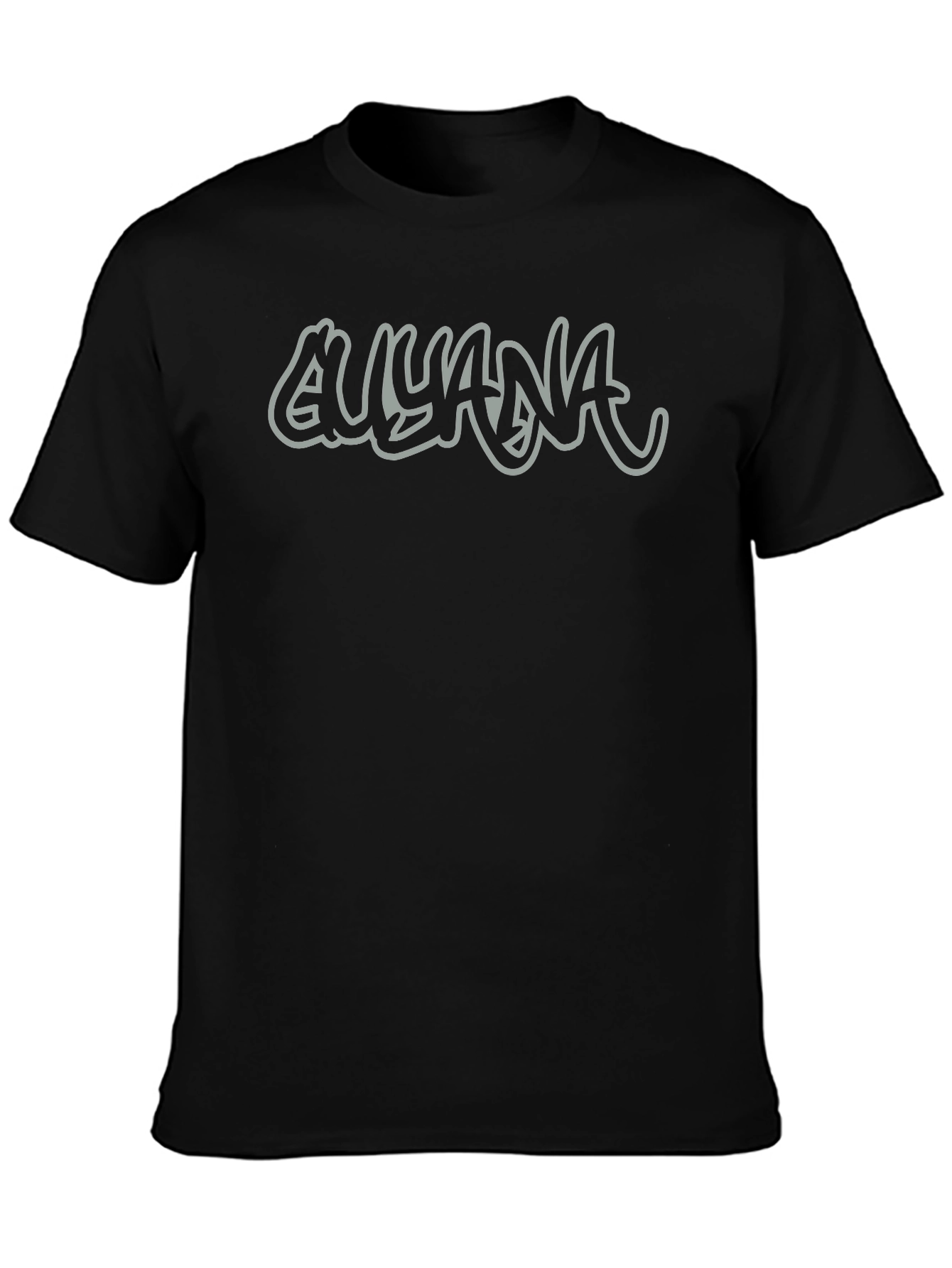 Stylish Black T-Shirt with Graphic Design