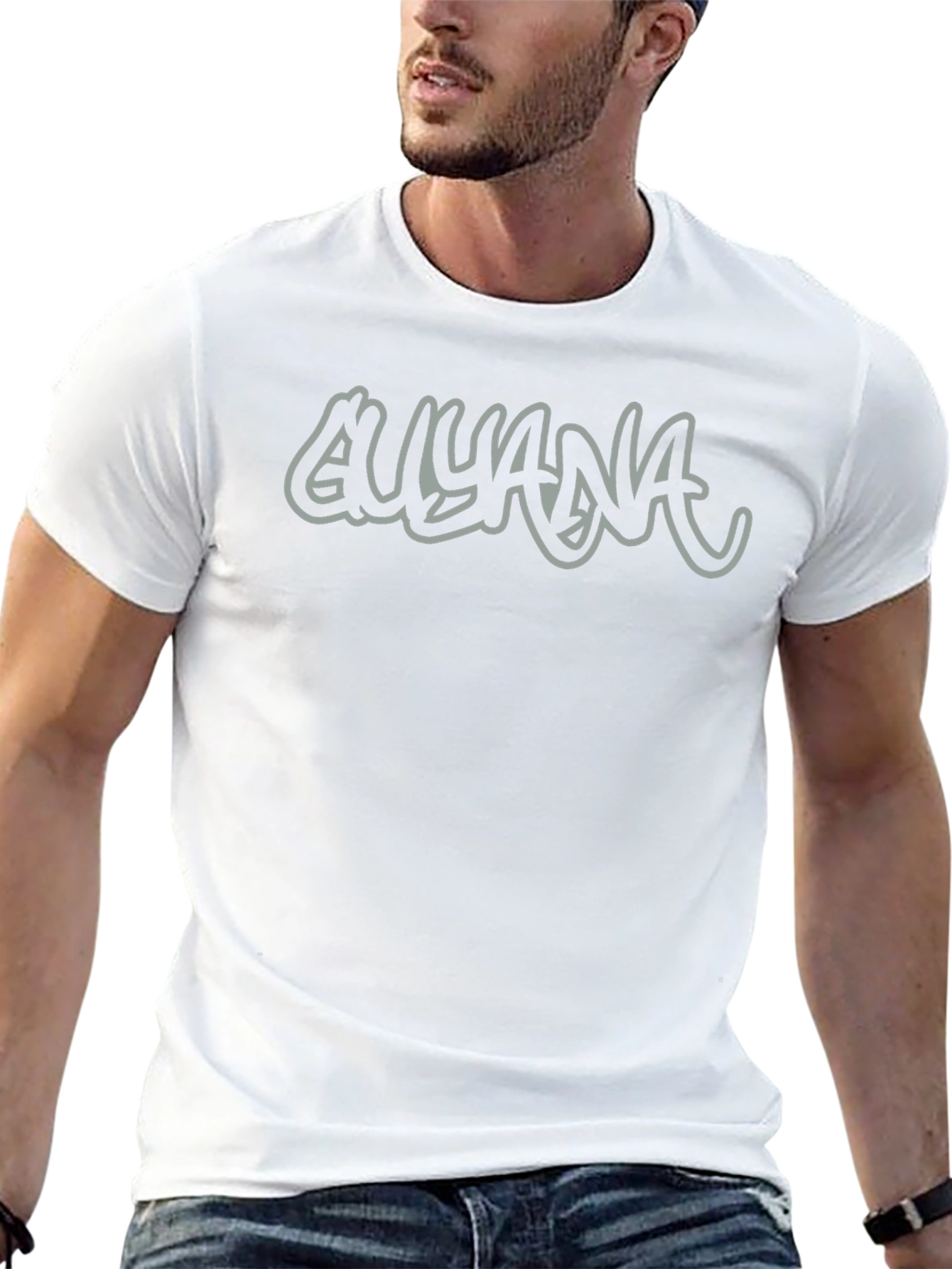 Stylish Black T-Shirt with Graphic Design