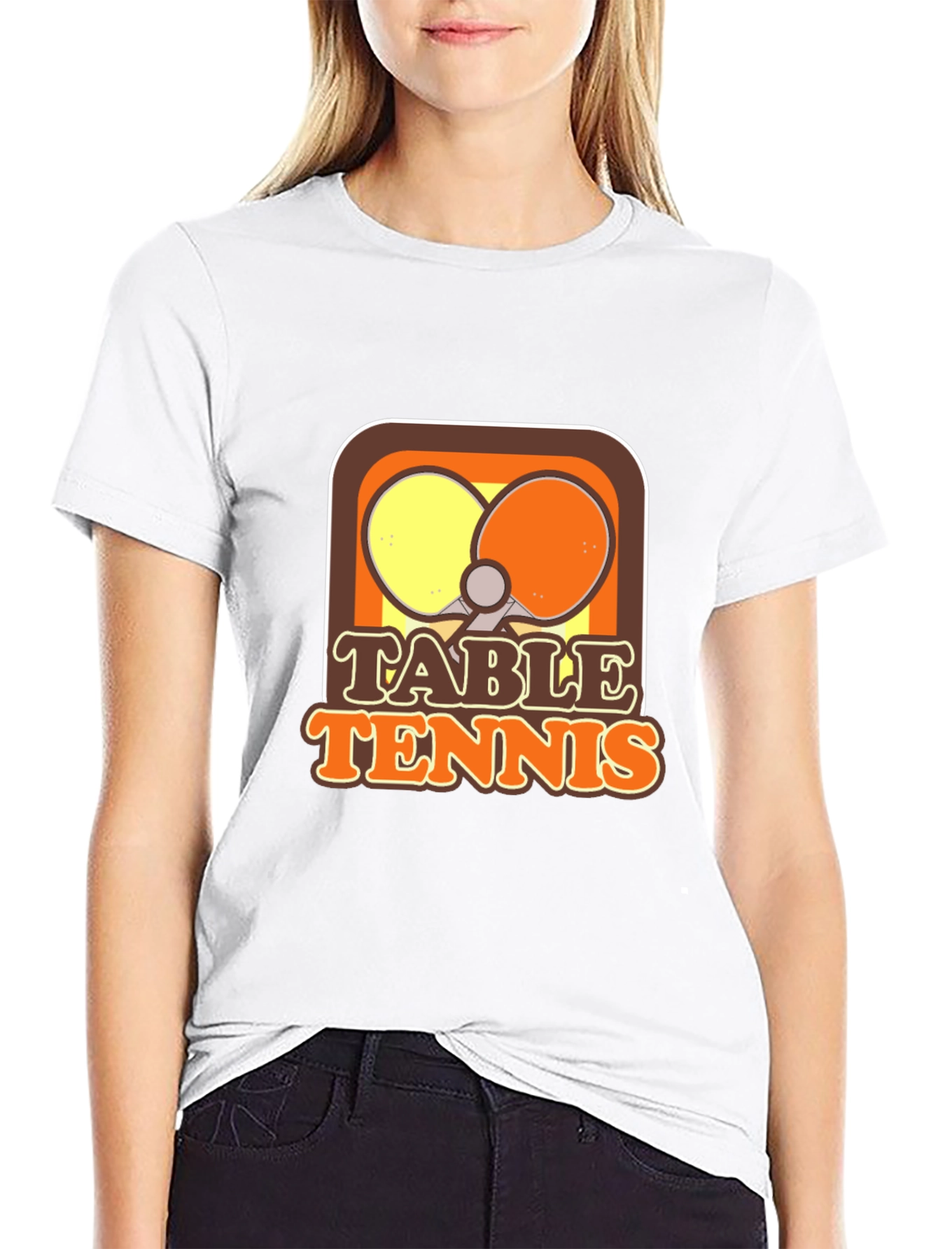Retro Table Tennis T-Shirt - Sporty Graphic Tee