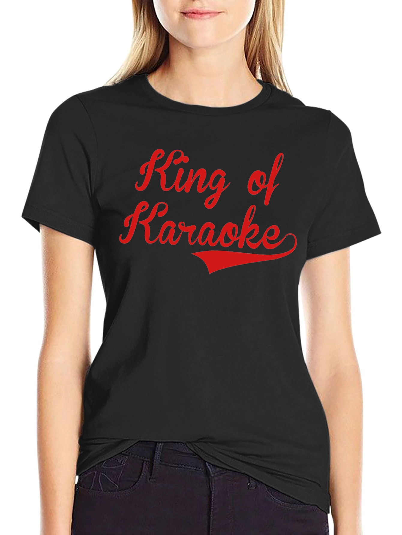 King of Karaoke Black T-Shirt