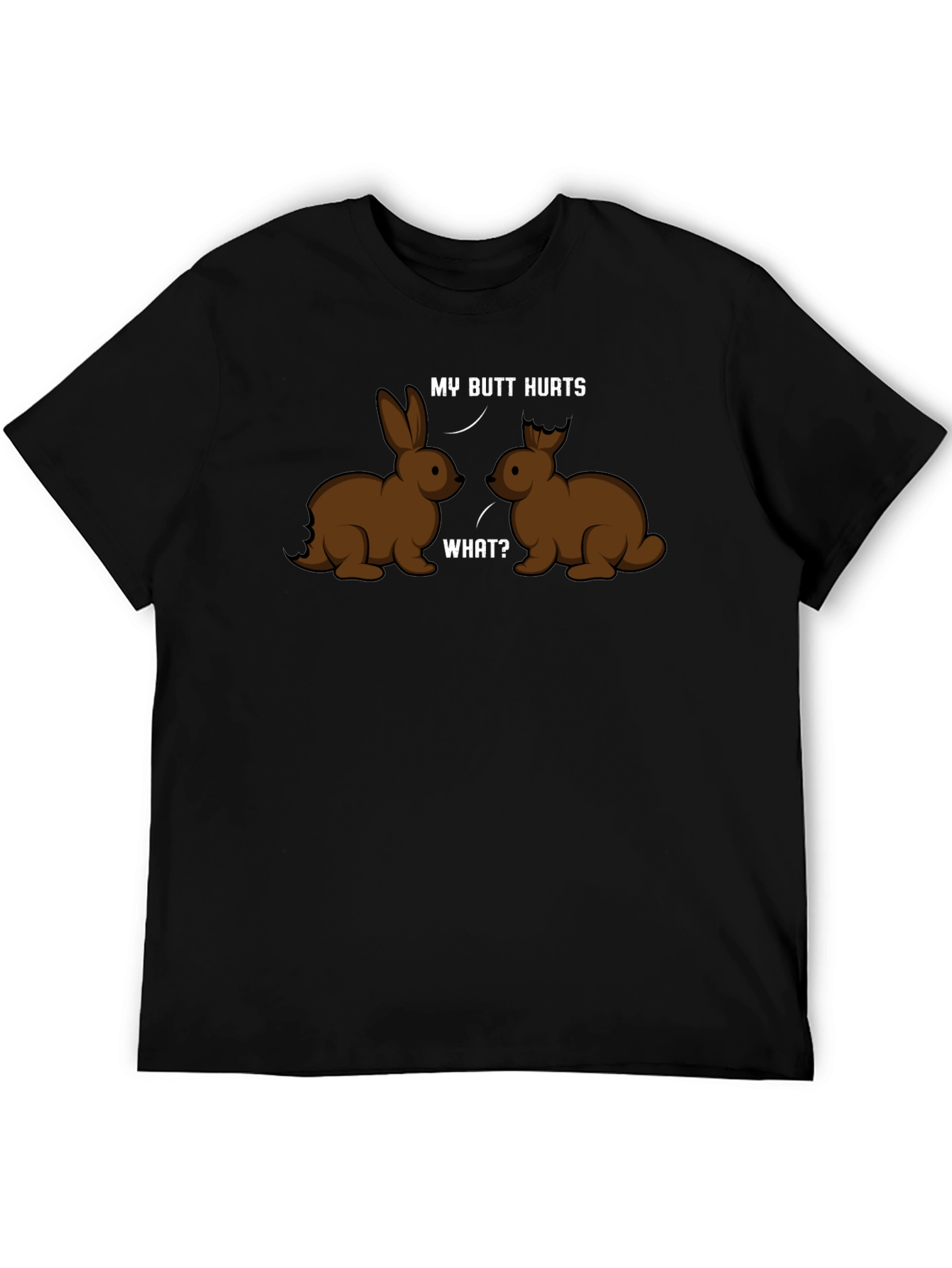 Funny My Butt Hurts Bunny T-Shirt