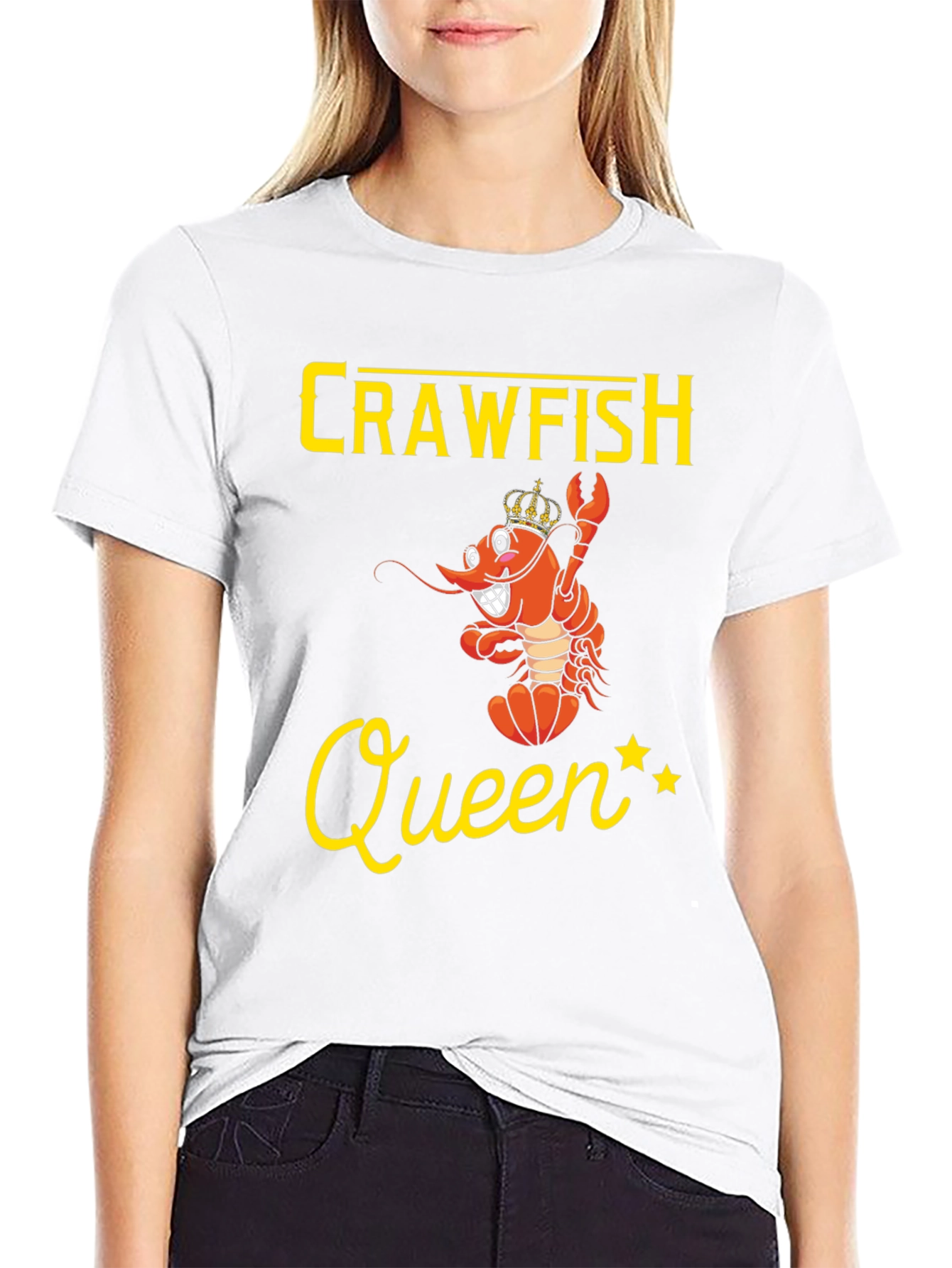 Crawfish Queen Graphic Tee - Funny Cajun Shirt