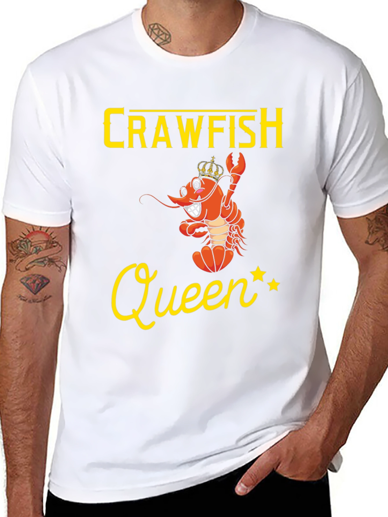 Crawfish Queen Graphic Tee - Funny Cajun Shirt
