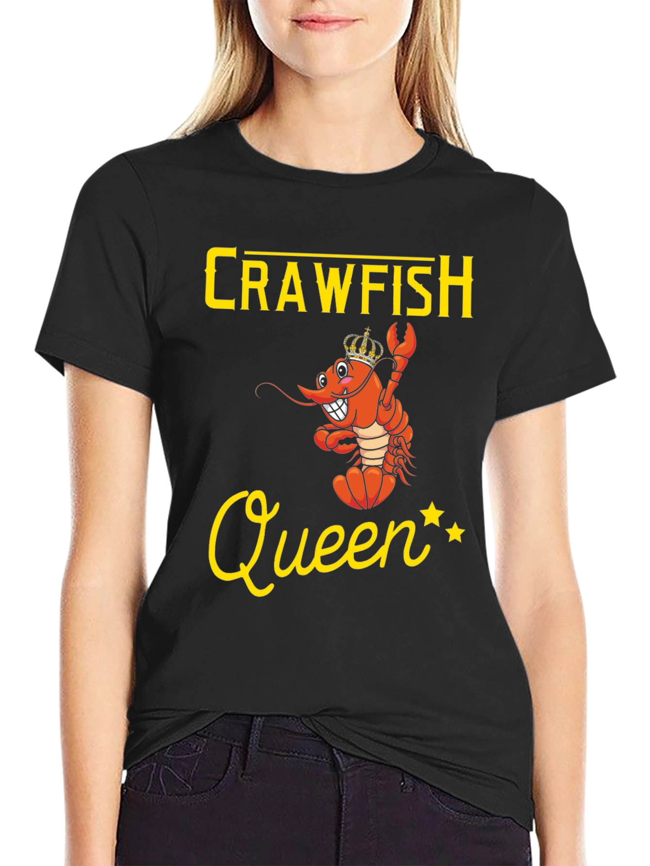 Crawfish Queen Graphic Tee - Funny Cajun Shirt