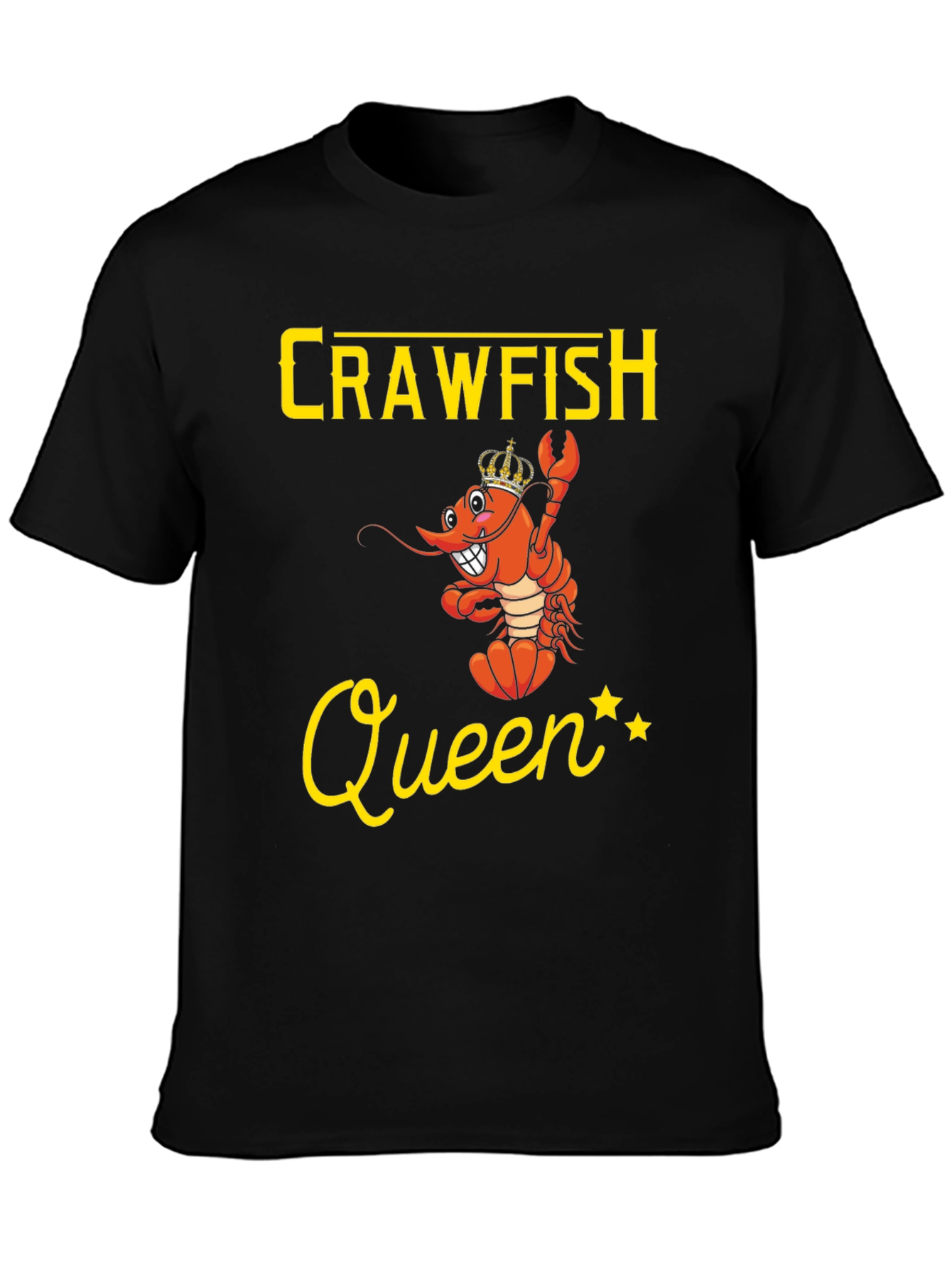 Crawfish Queen Graphic Tee - Funny Cajun Shirt
