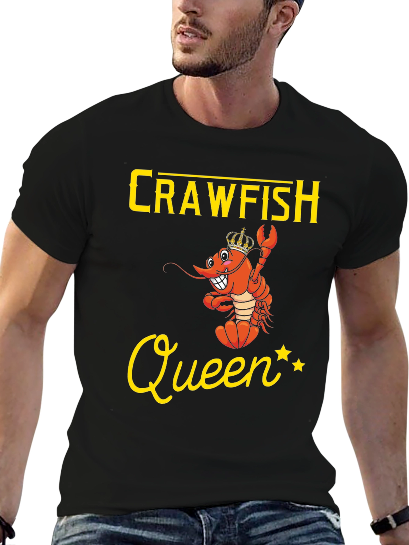 Crawfish Queen Graphic Tee - Funny Cajun Shirt