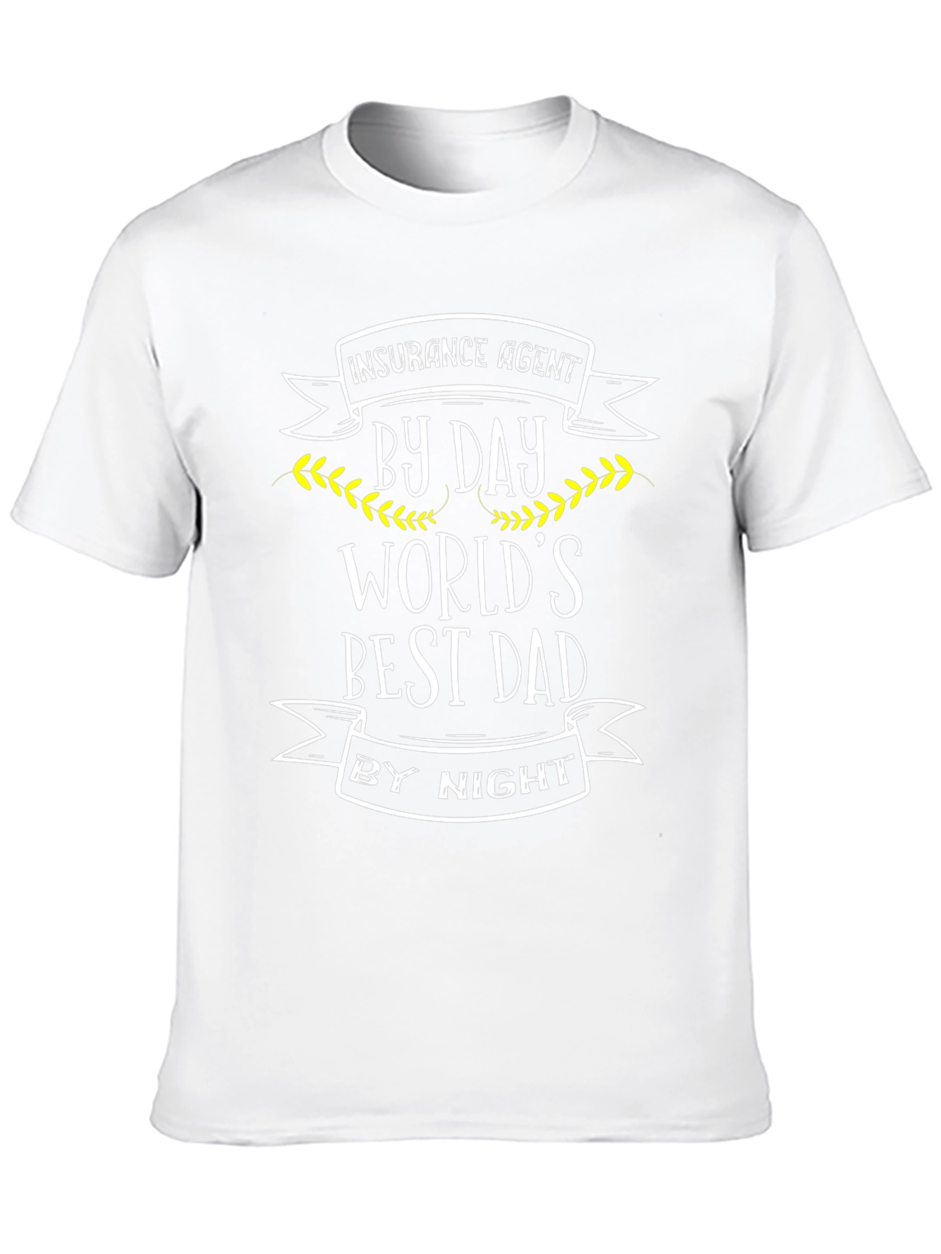 Insurance Agent Dad Black T-Shirt