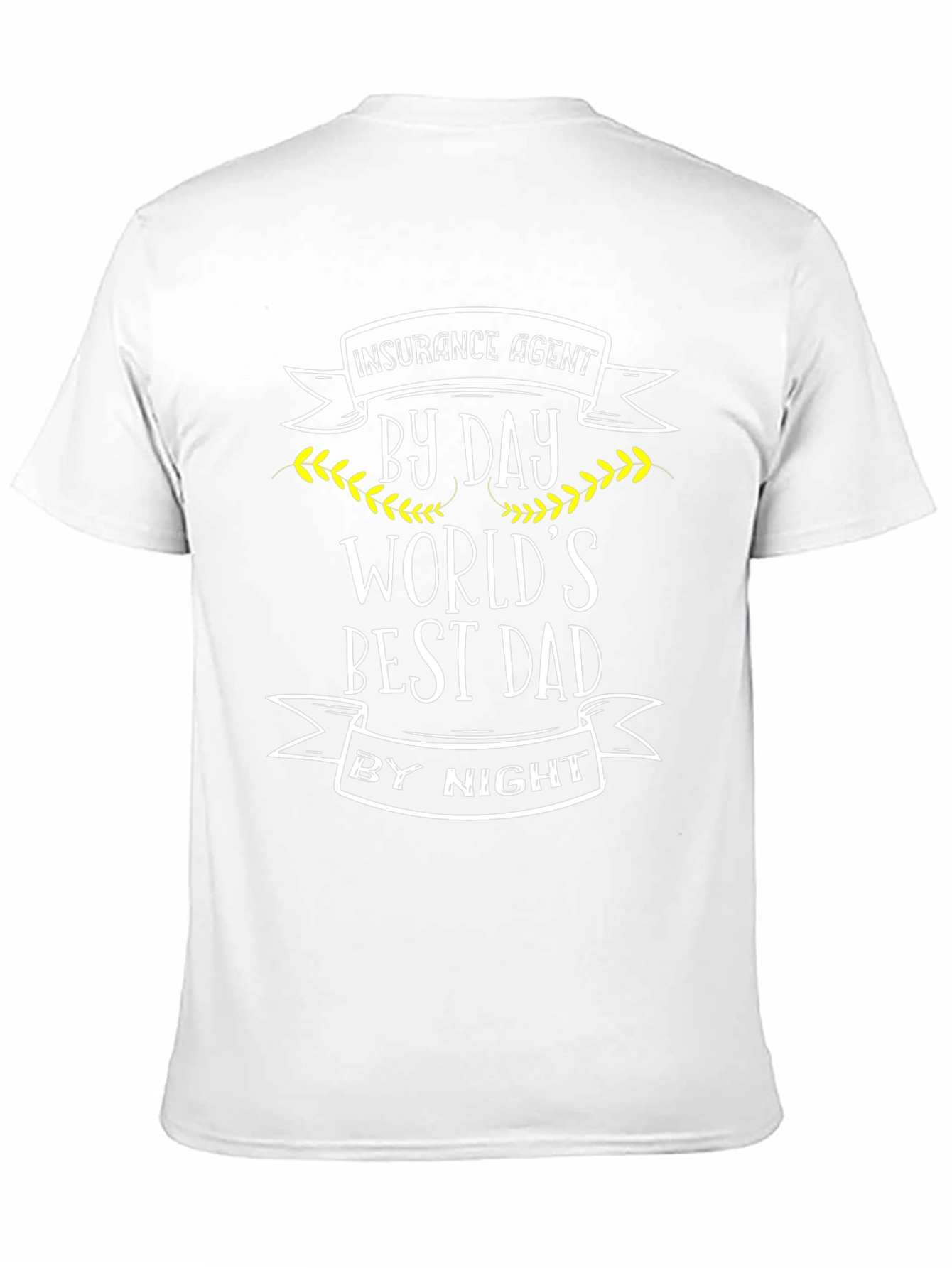 Insurance Agent Dad Black T-Shirt