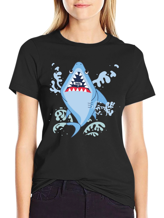 Shark Attack T-Shirt - Funny Graphic Tee