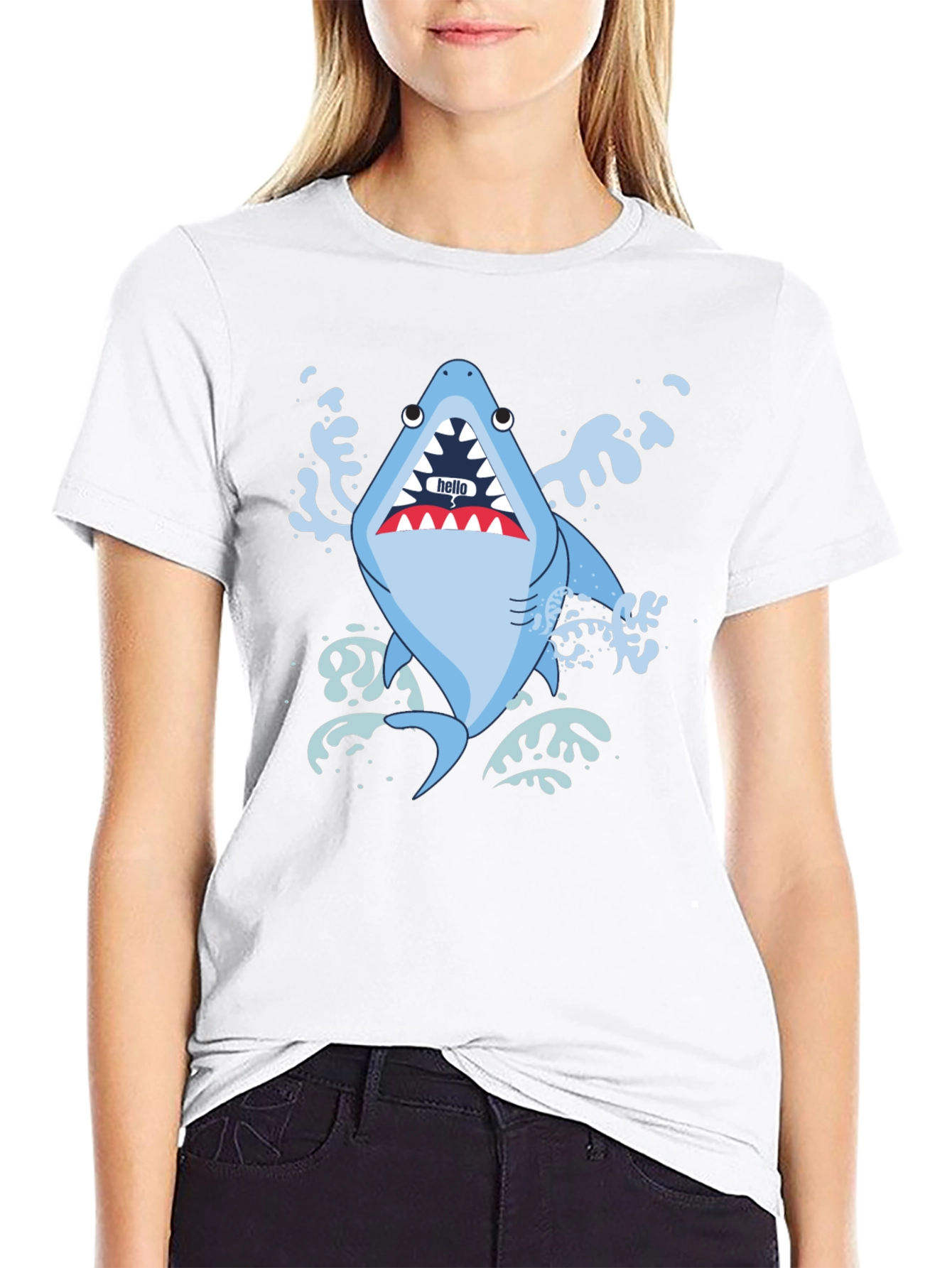 Shark Attack T-Shirt - Funny Graphic Tee