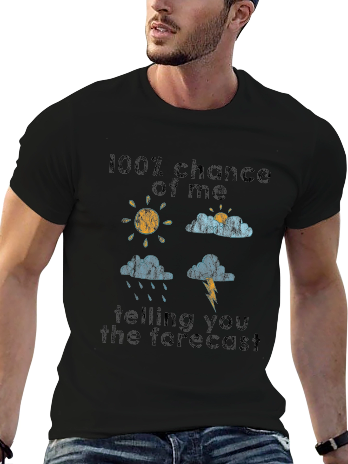 Funny Weather Forecast Graphic Tee