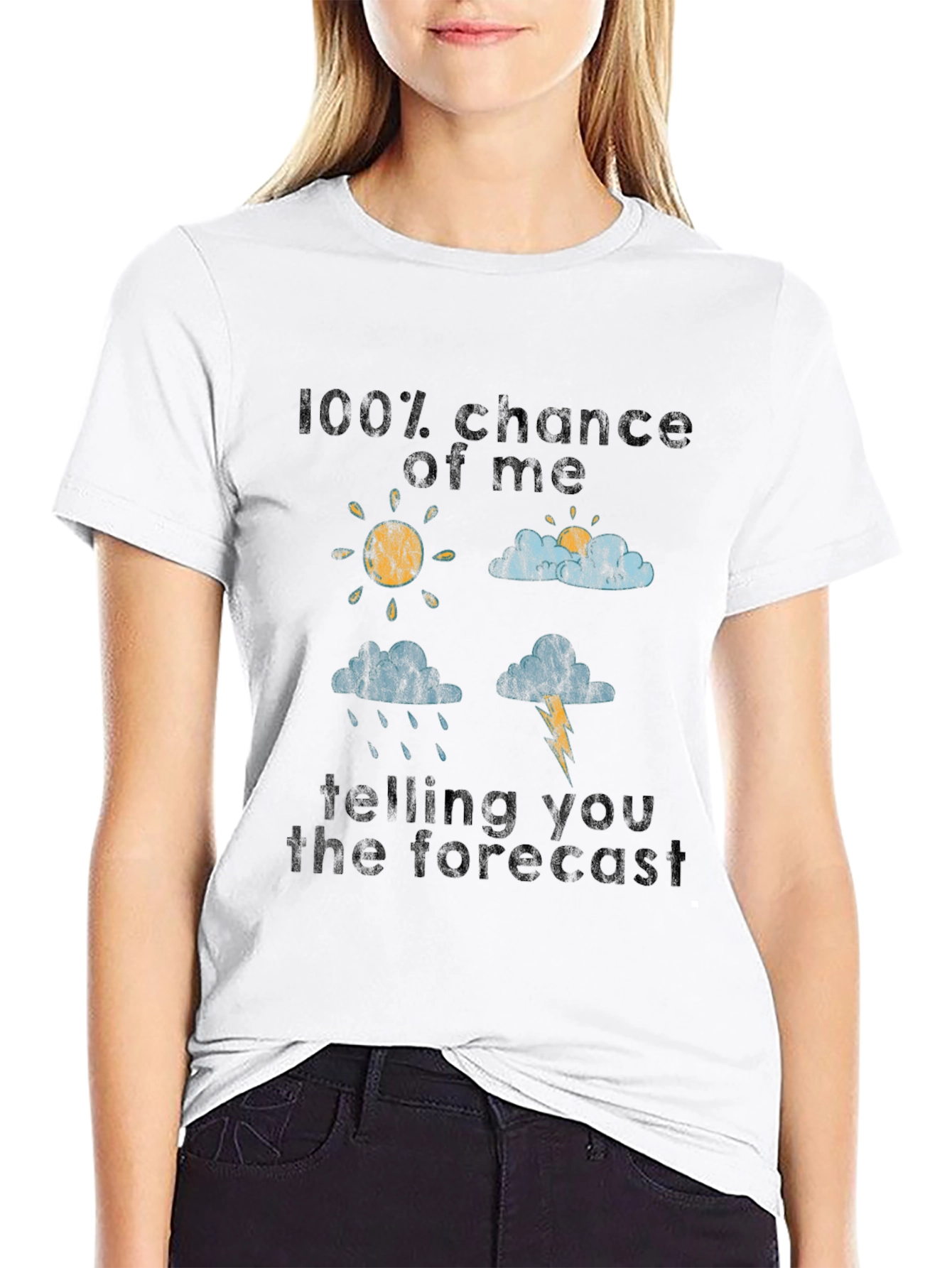 Funny Weather Forecast Graphic Tee