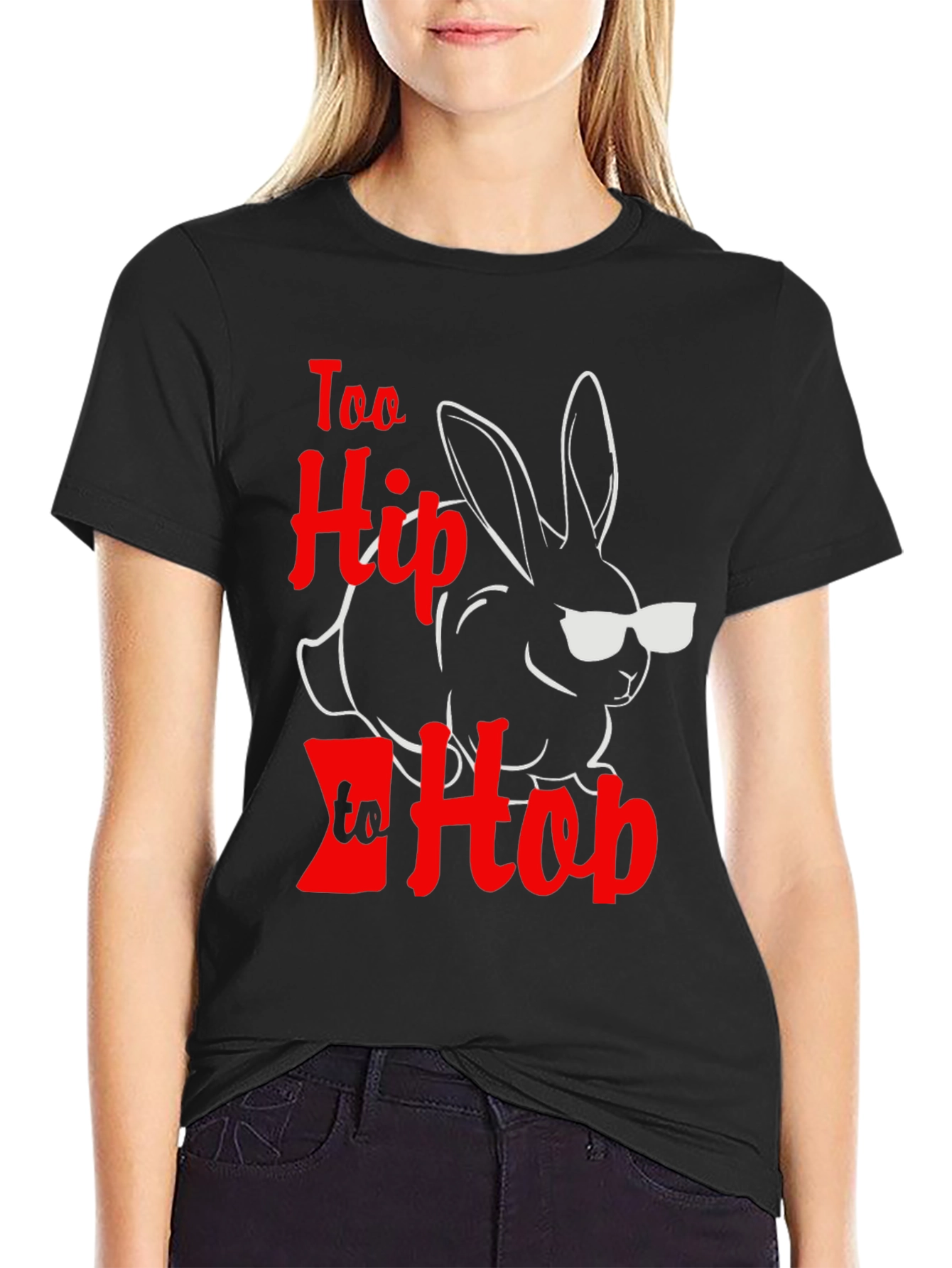 Cool Easter Bunny Tee - Too Hip to Hop