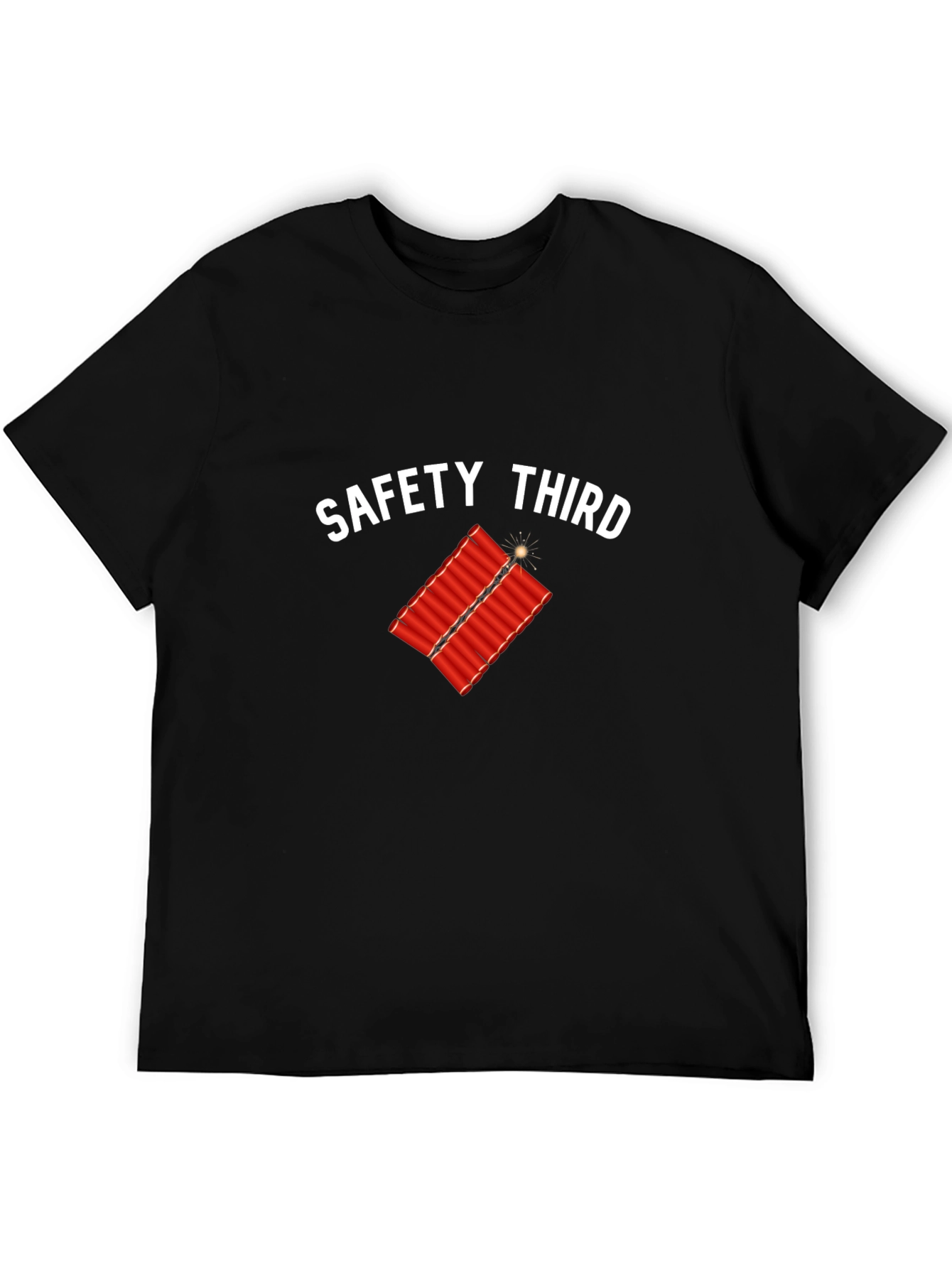 Safety Third Funny Graphic Tee