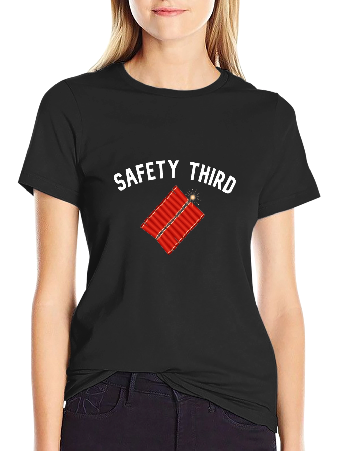 Safety Third Funny Graphic Tee