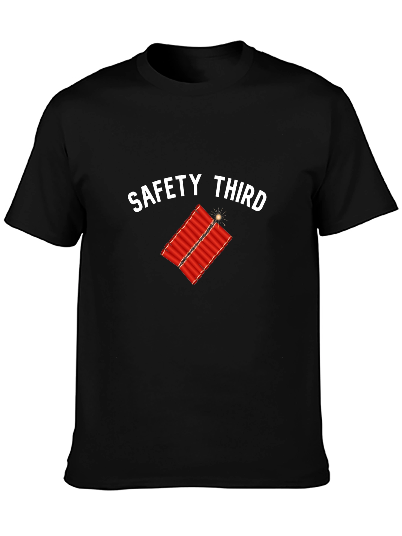 Safety Third Funny Graphic Tee