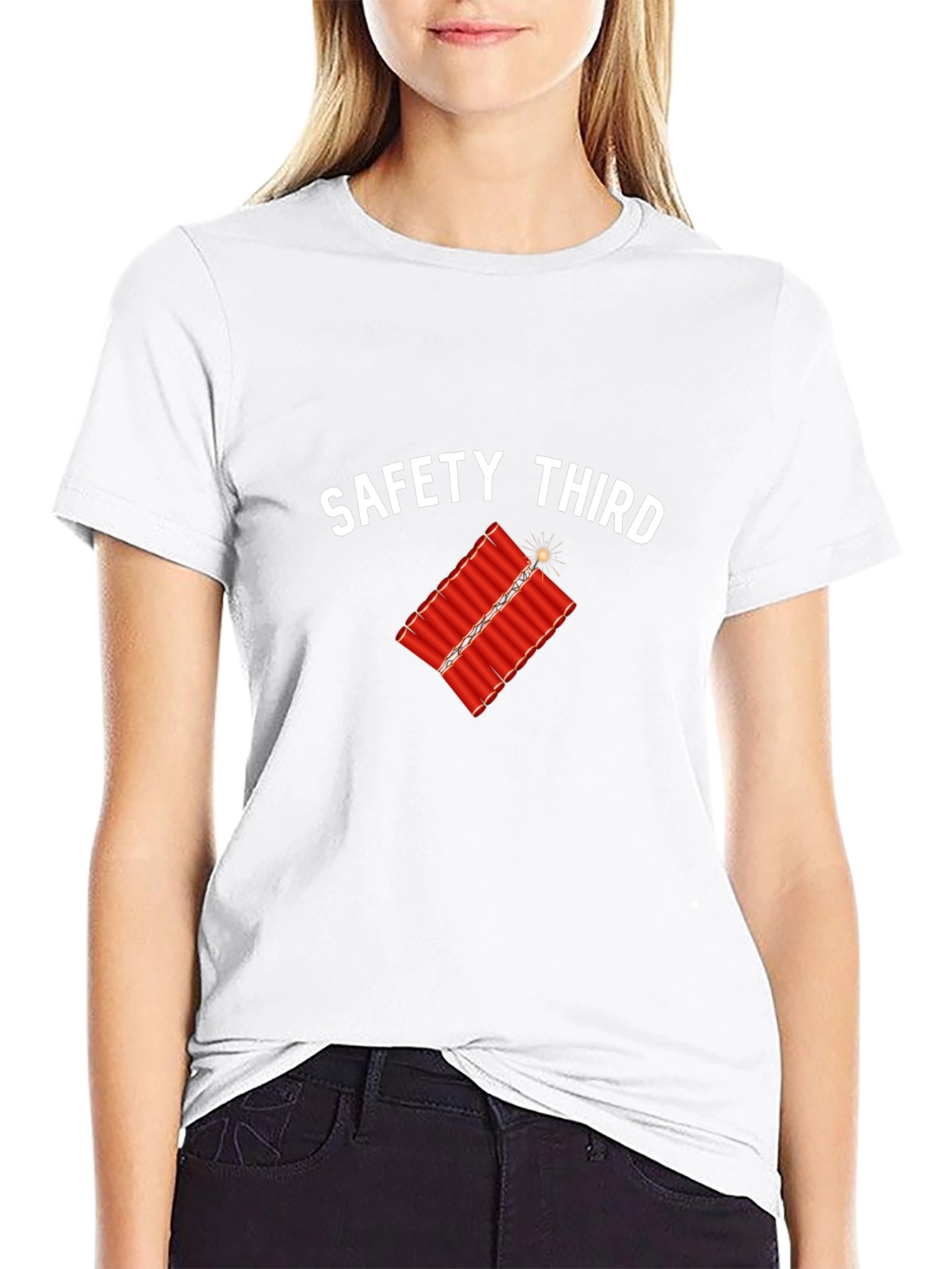 Safety Third Funny Graphic Tee