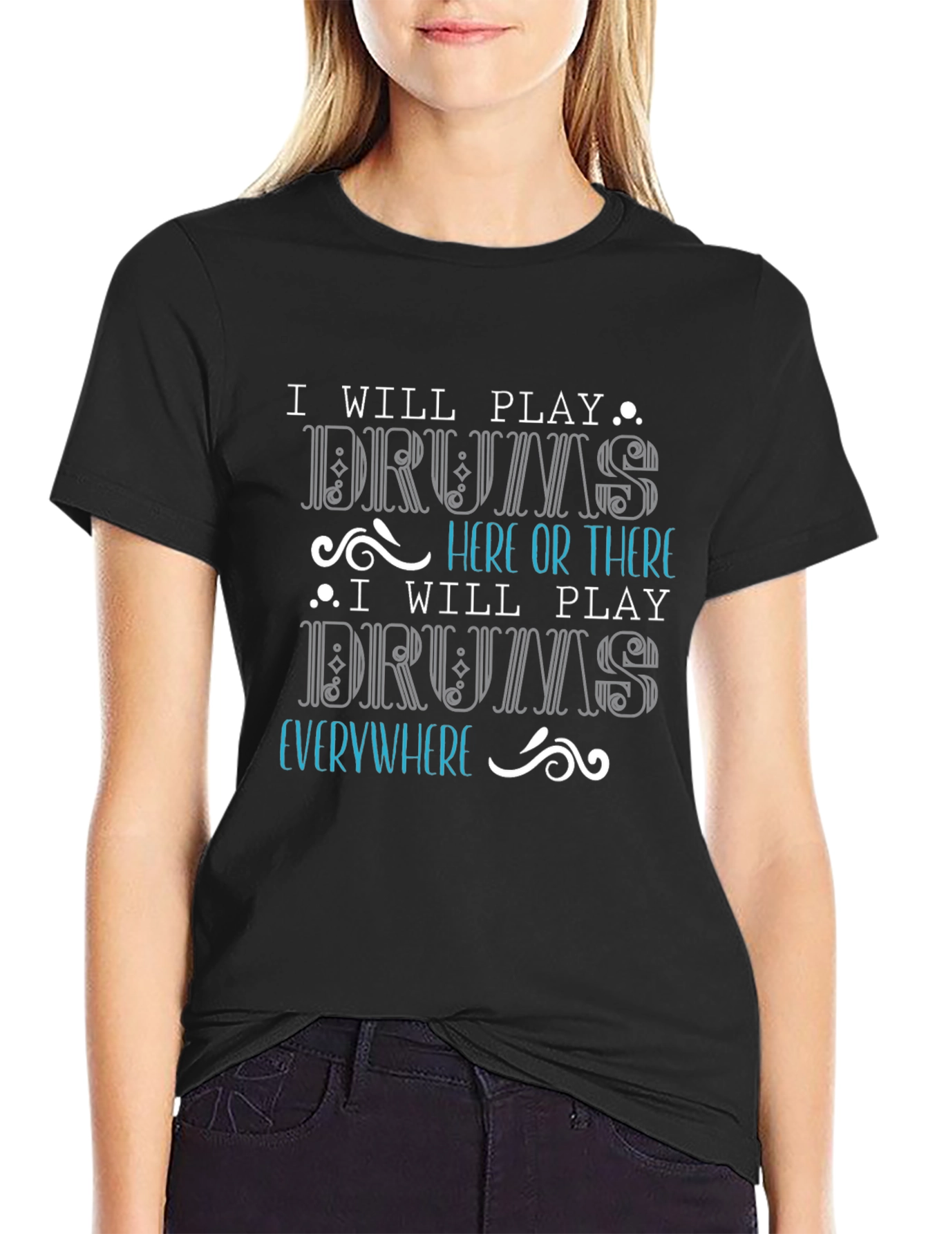 I Will Play Drums T-Shirt