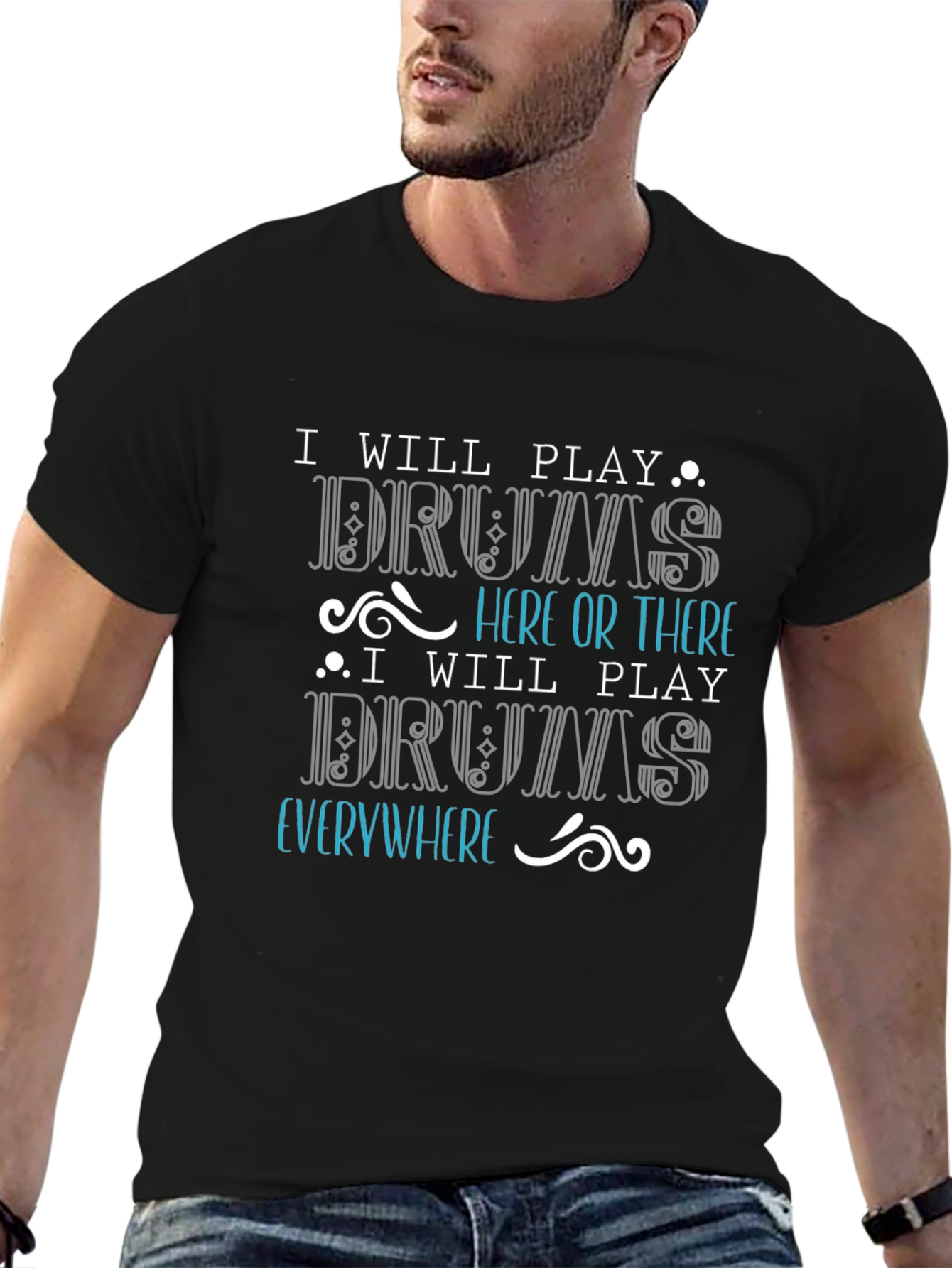I Will Play Drums T-Shirt