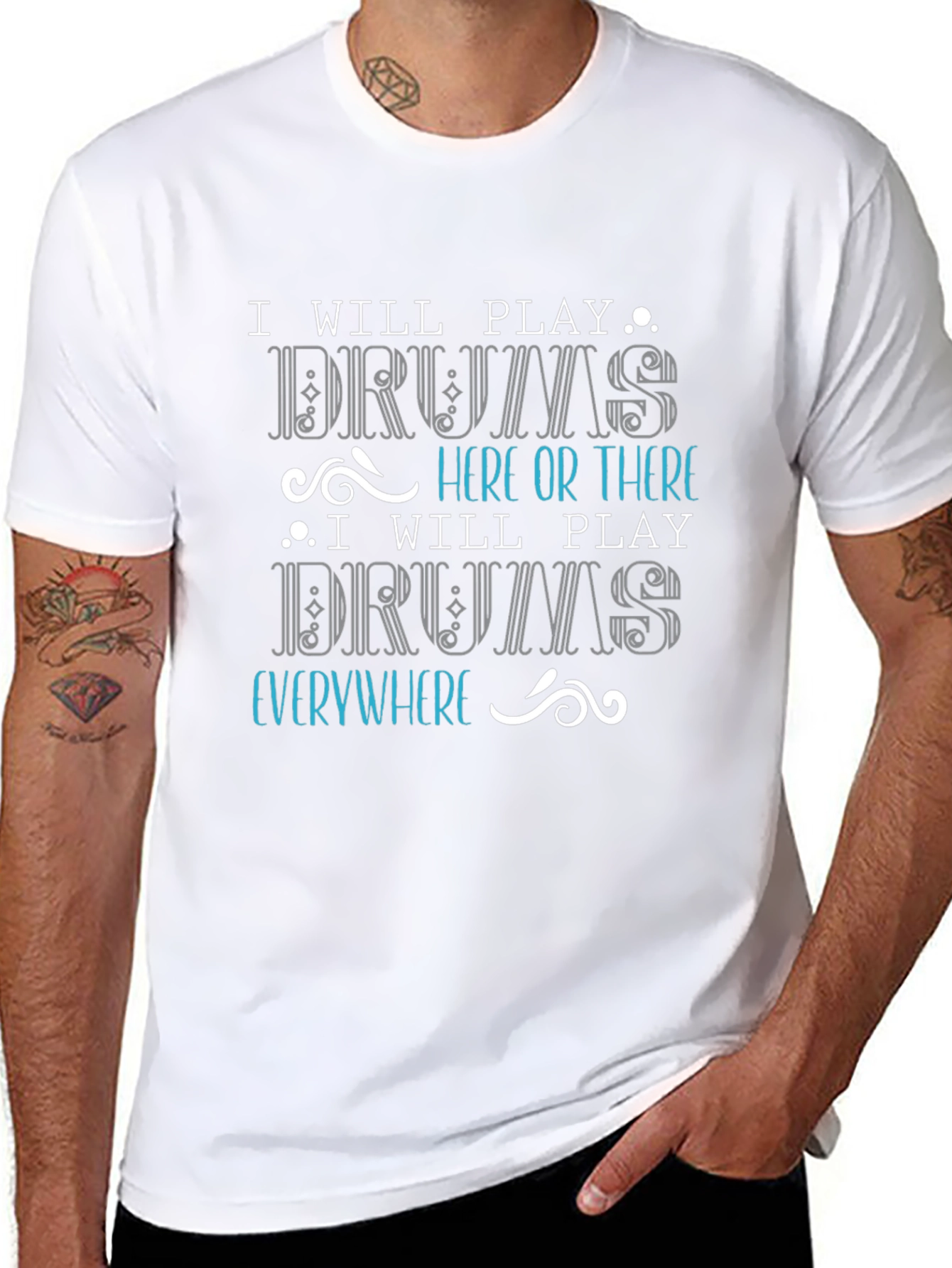 I Will Play Drums T-Shirt
