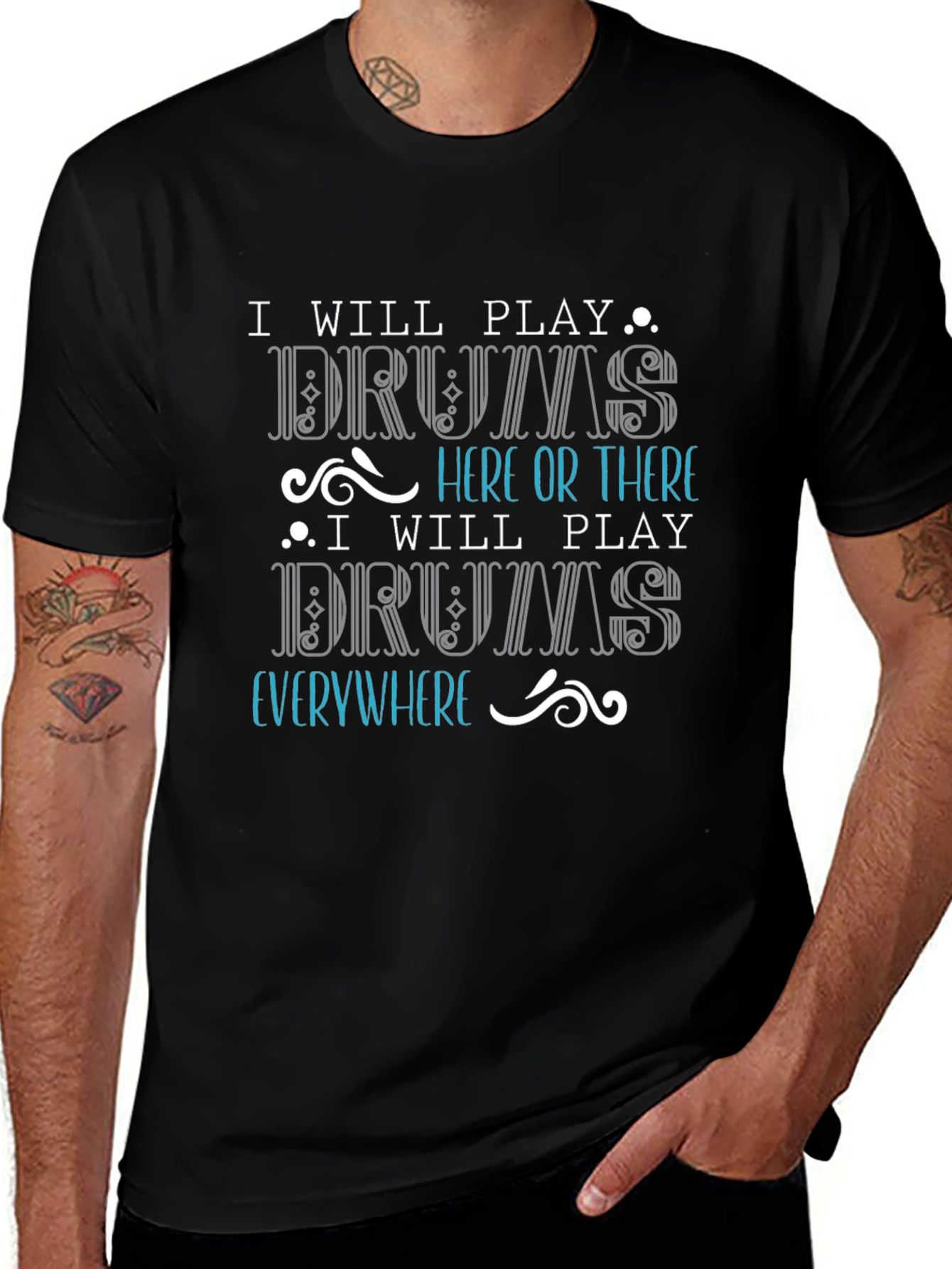 I Will Play Drums T-Shirt