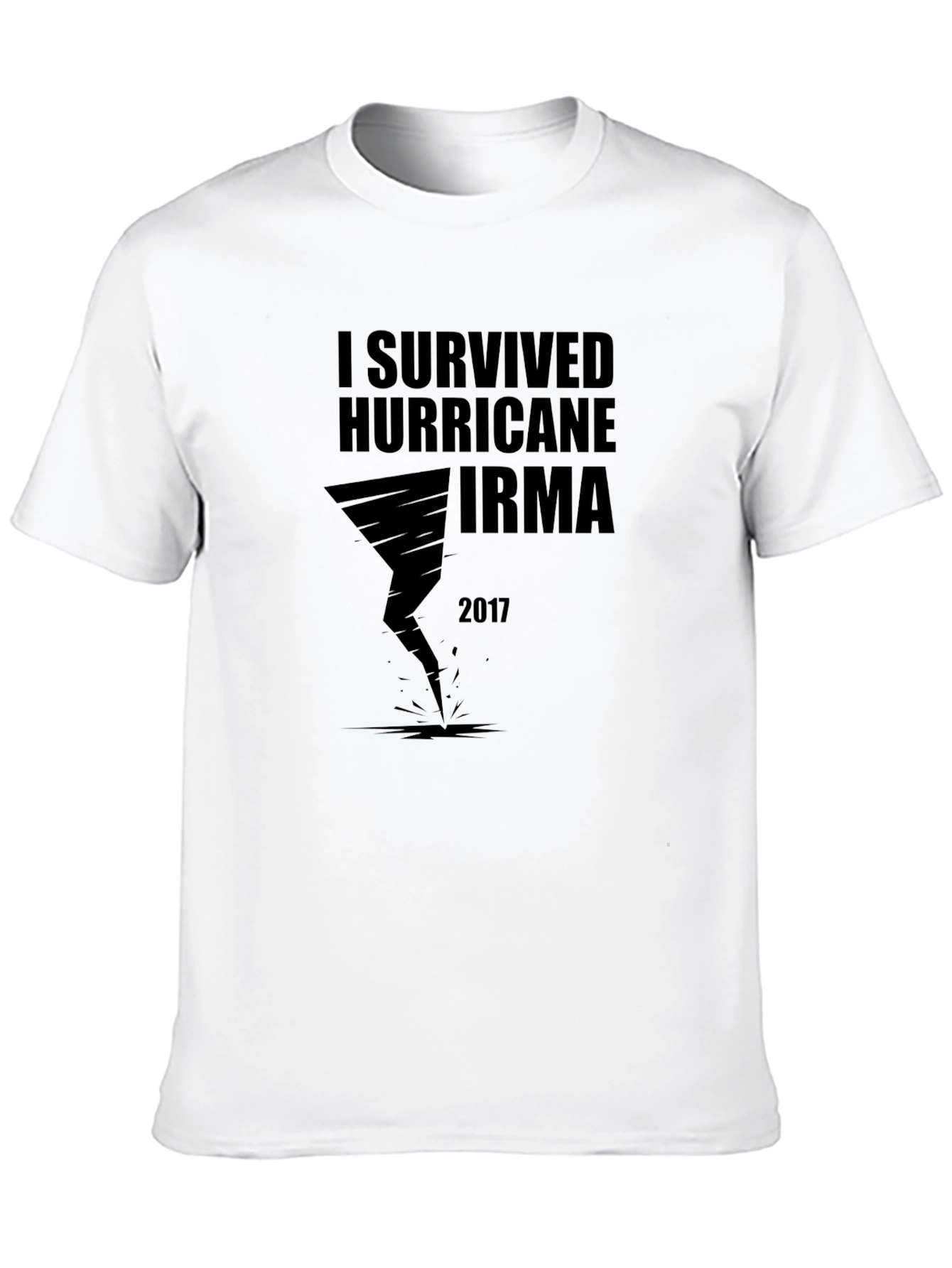 I Survived Hurricane Irma 2017 Black T-Shirt
