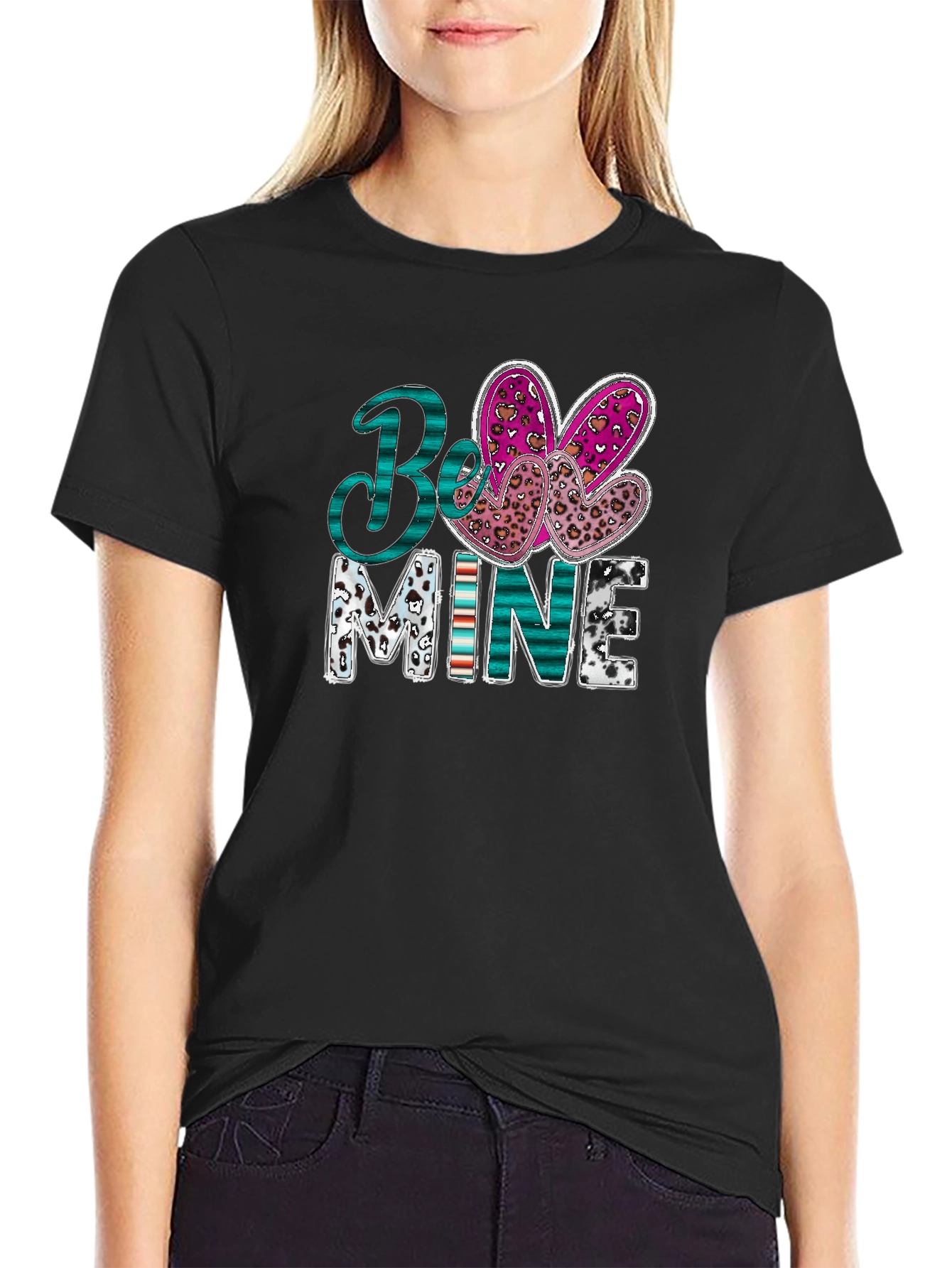 Be Mine Valentines Day Graphic Tee