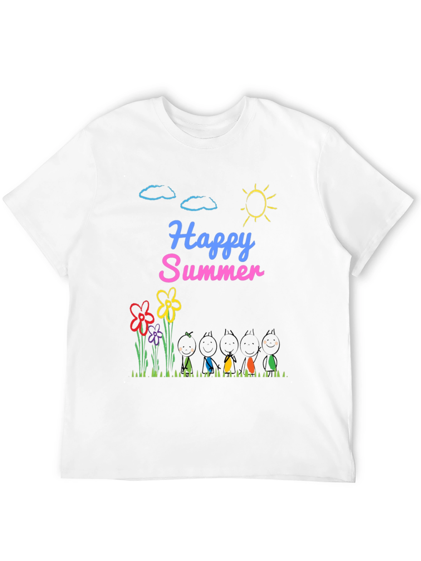Happy Summer Graphic T-Shirt