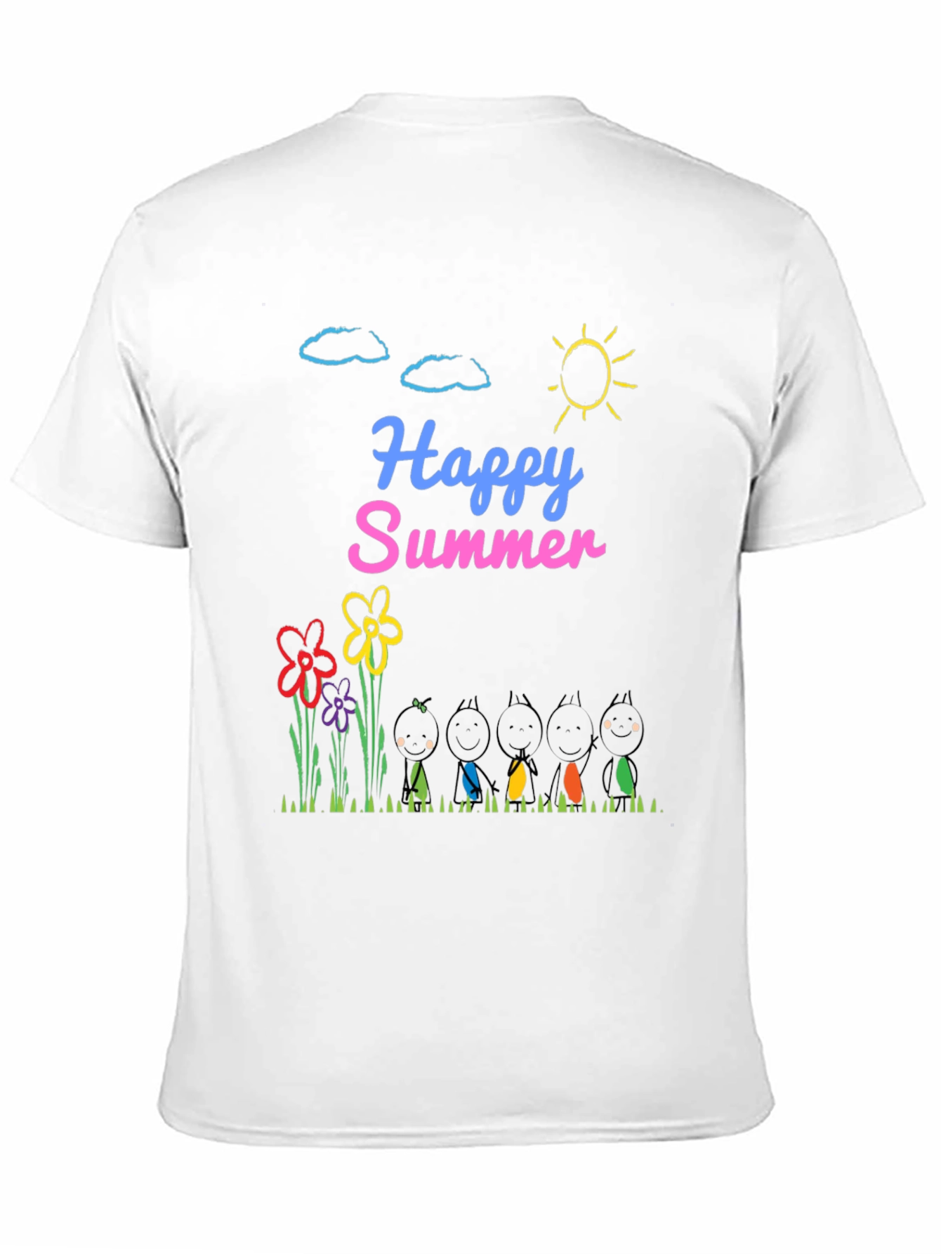 Happy Summer Graphic T-Shirt