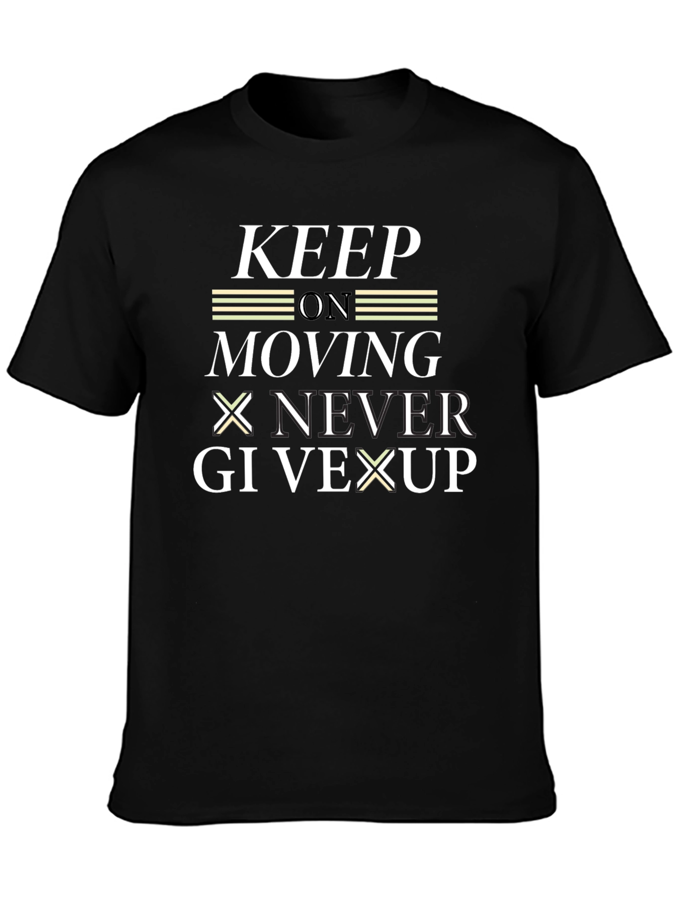 Keep On Moving Graphic Print T-Shirt