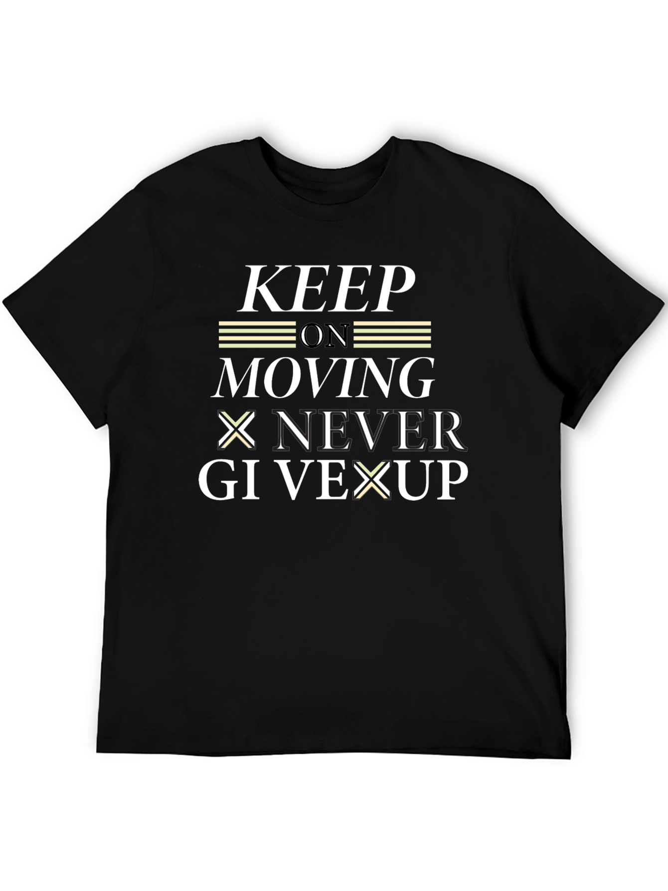 Keep On Moving Graphic Print T-Shirt