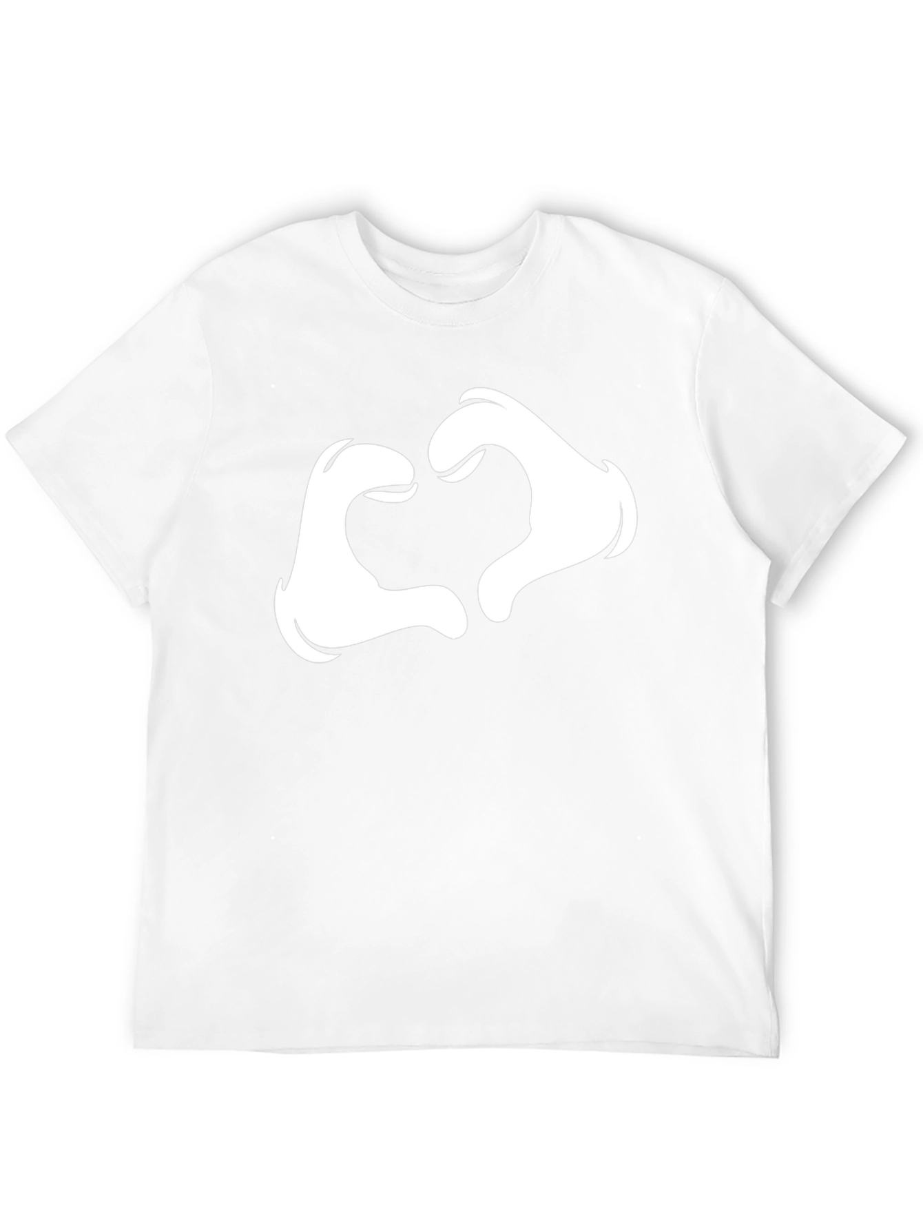 Cartoon Glove Heart Hands Tee