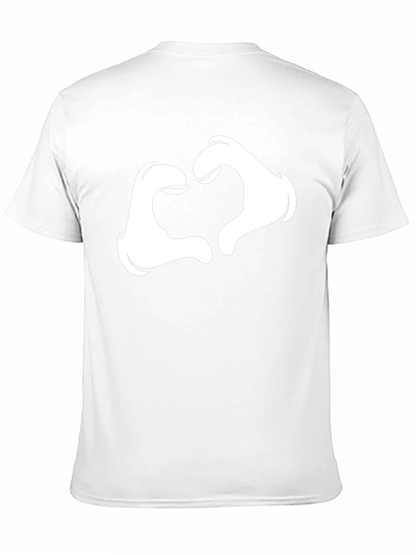 Cartoon Glove Heart Hands Tee