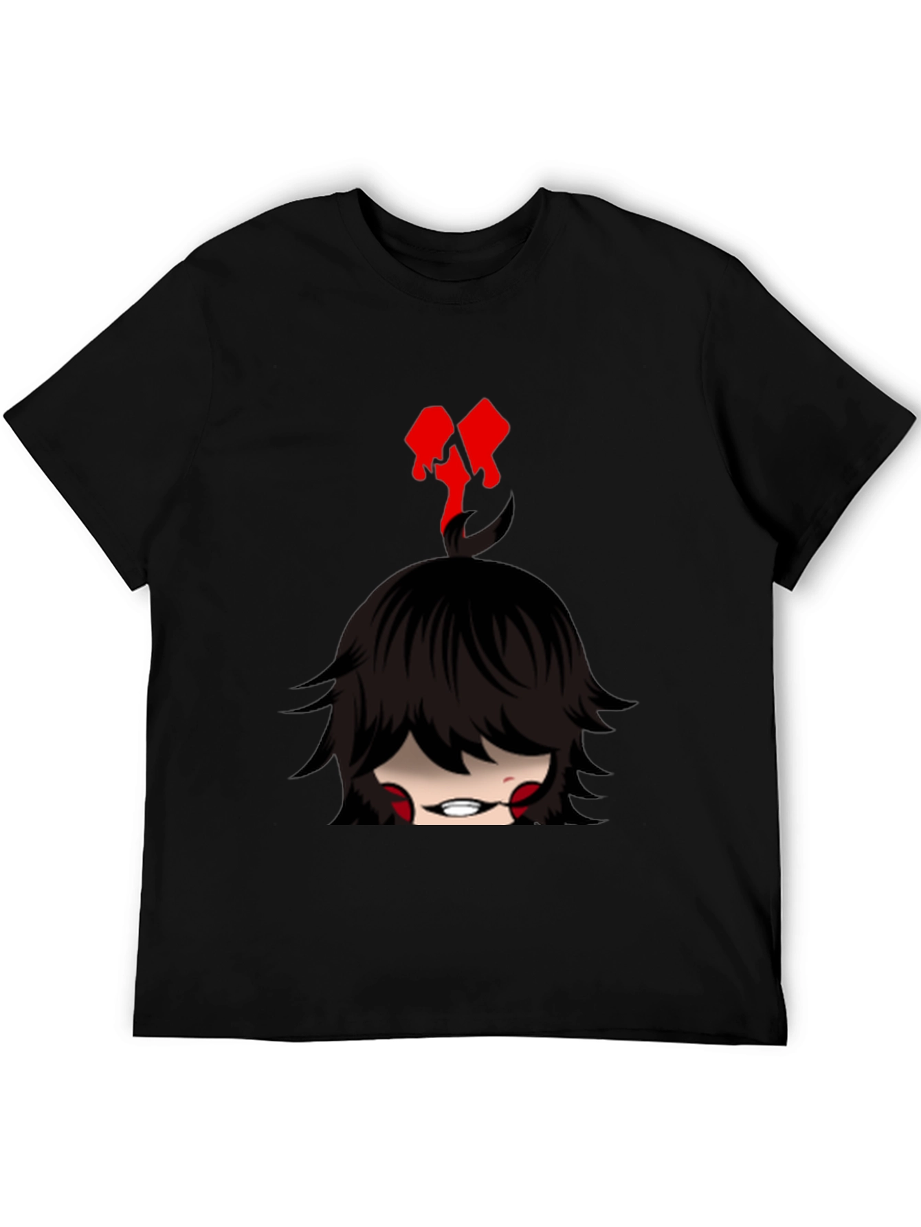 Emo Girl Graphic Tee - Edgy Style