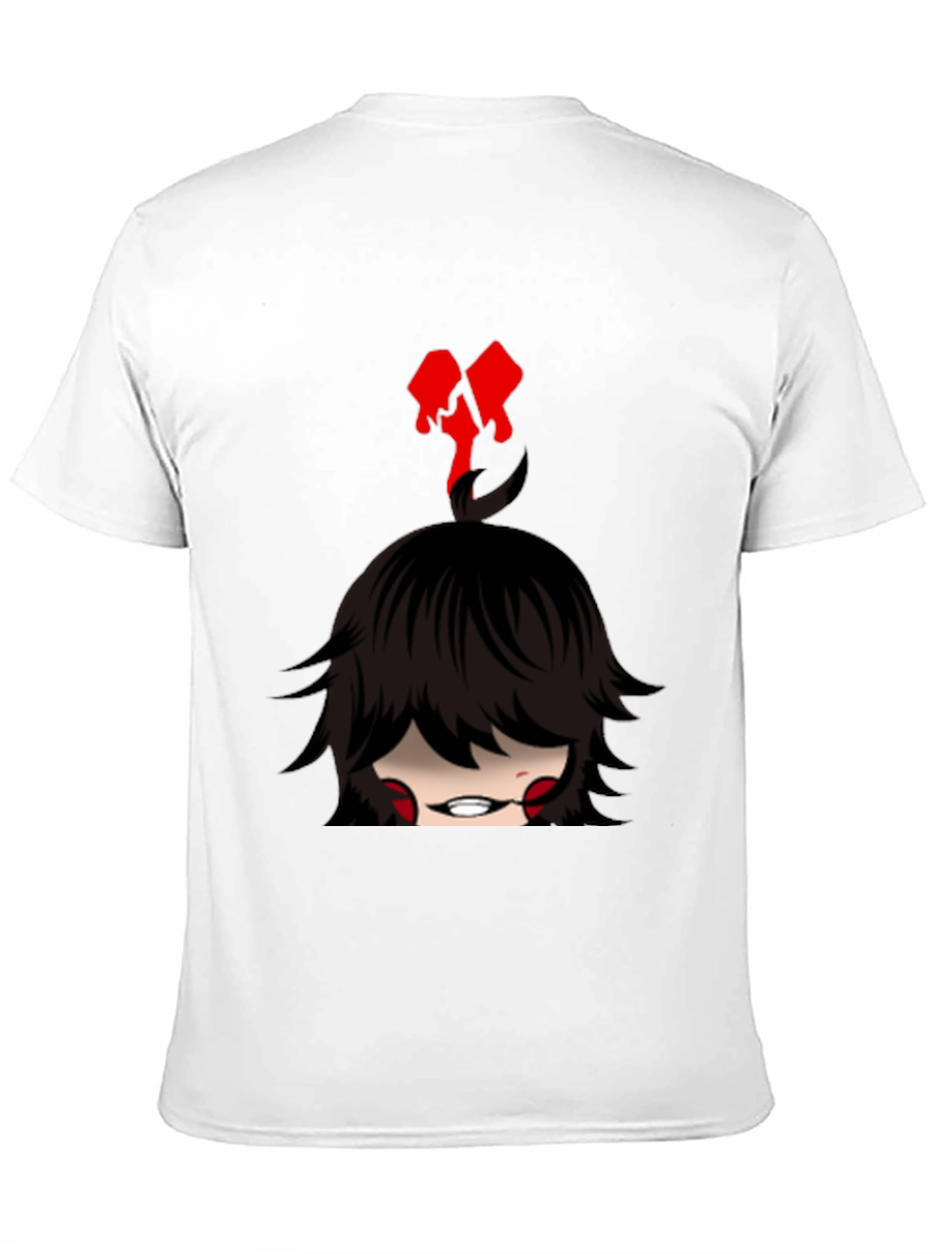 Emo Girl Graphic Tee - Edgy Style