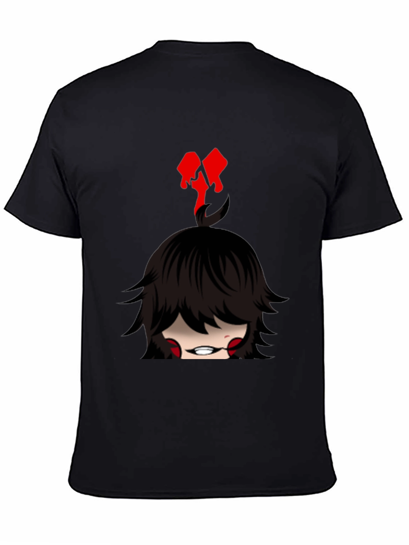 Emo Girl Graphic Tee - Edgy Style
