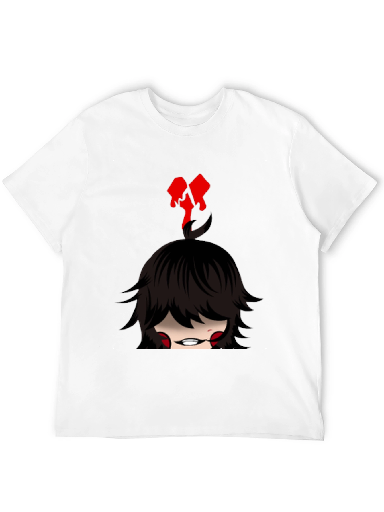 Emo Girl Graphic Tee - Edgy Style