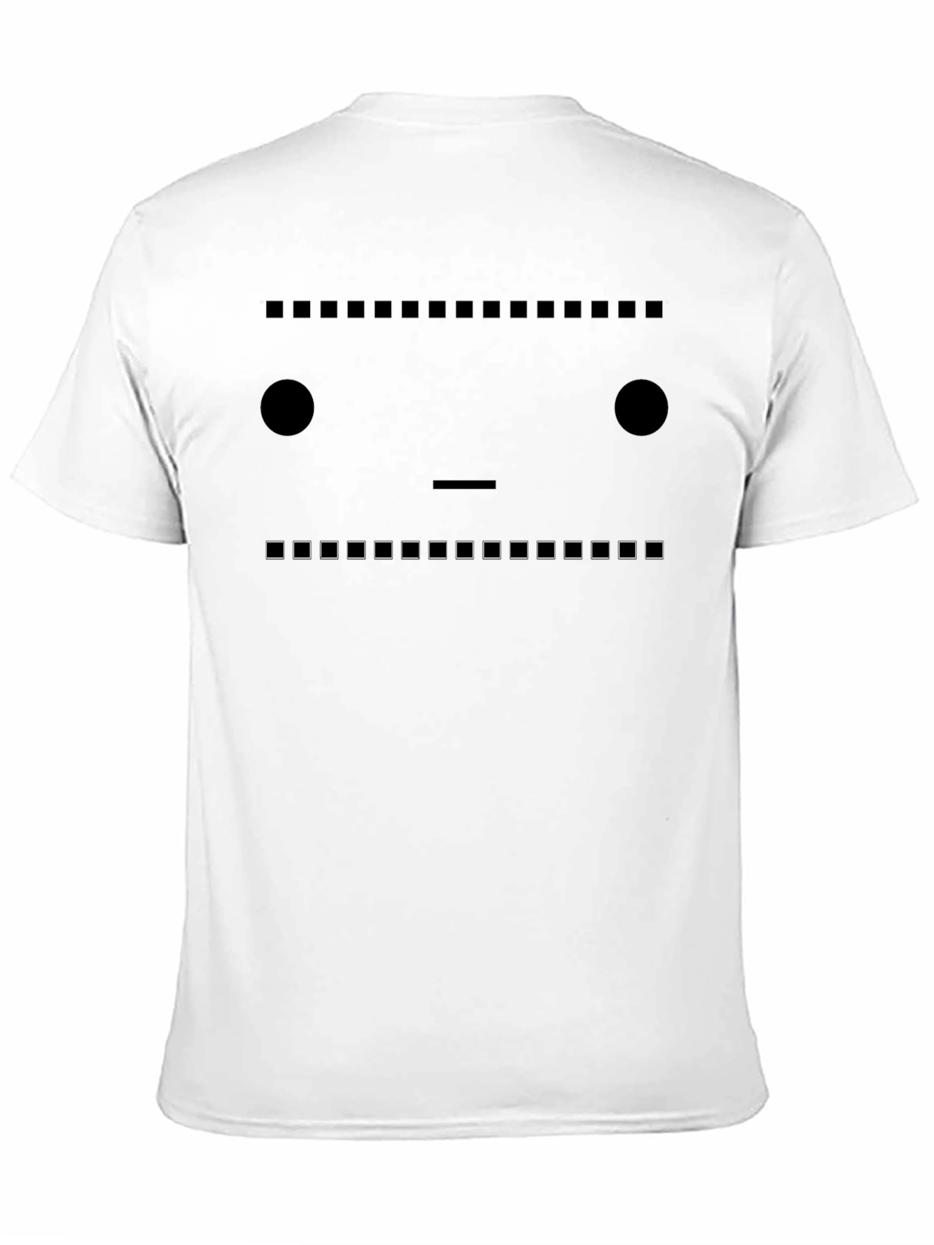 Pixel Face Graphic Tee - Unique Design