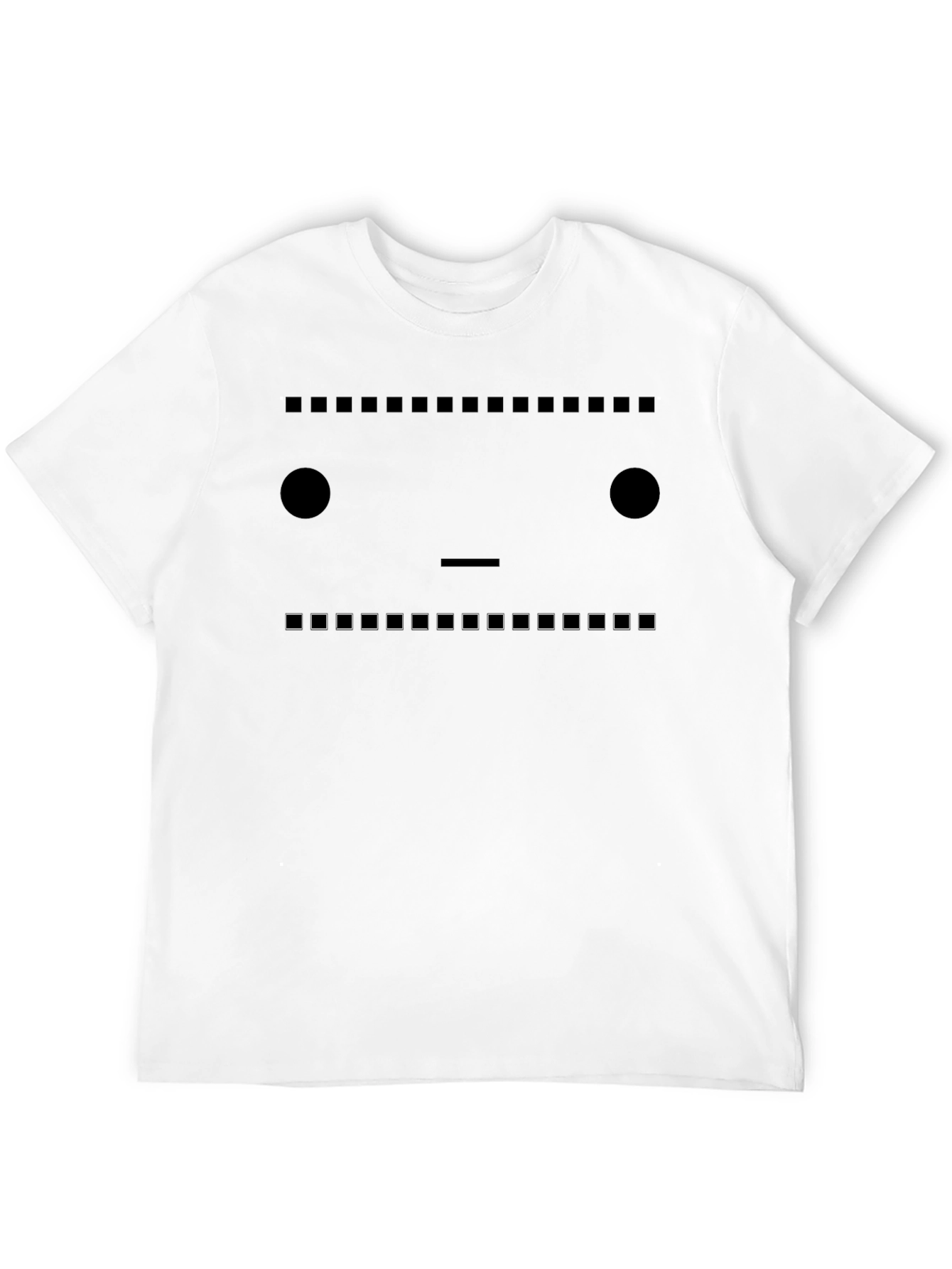 Pixel Face Graphic Tee - Unique Design