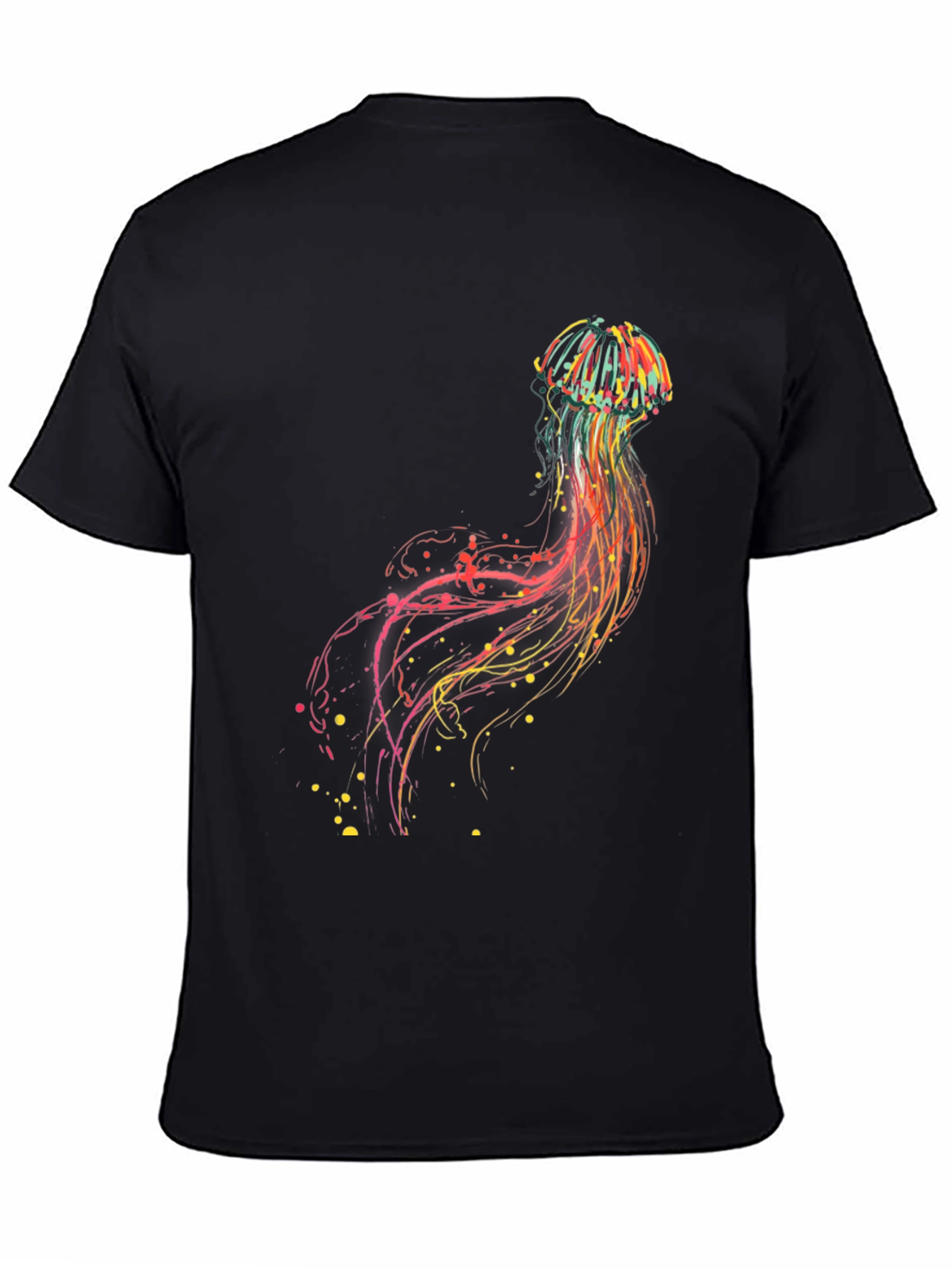 Jellyfish Graphic Tee - Vibrant Abstract Design