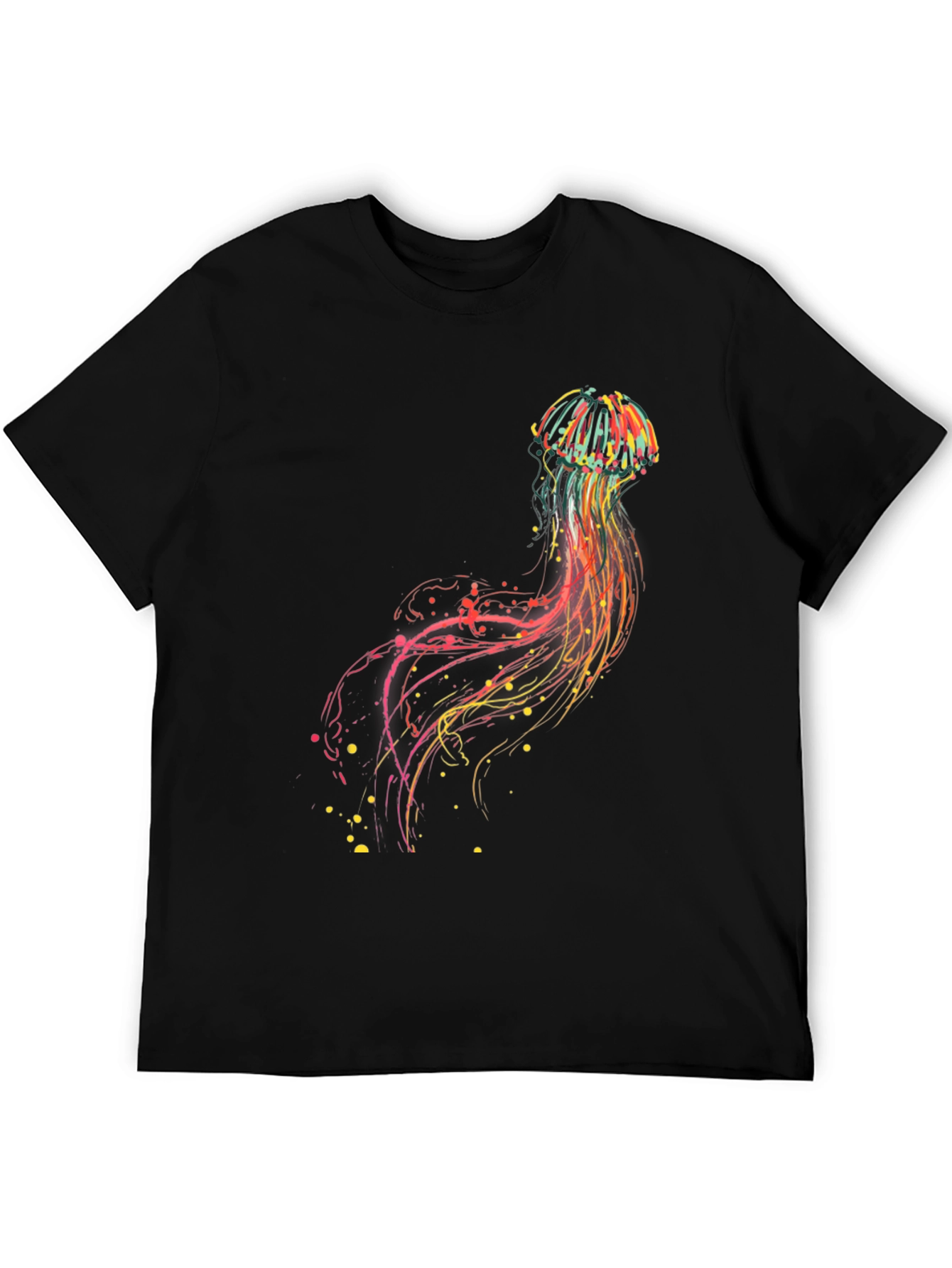 Jellyfish Graphic Tee - Vibrant Abstract Design