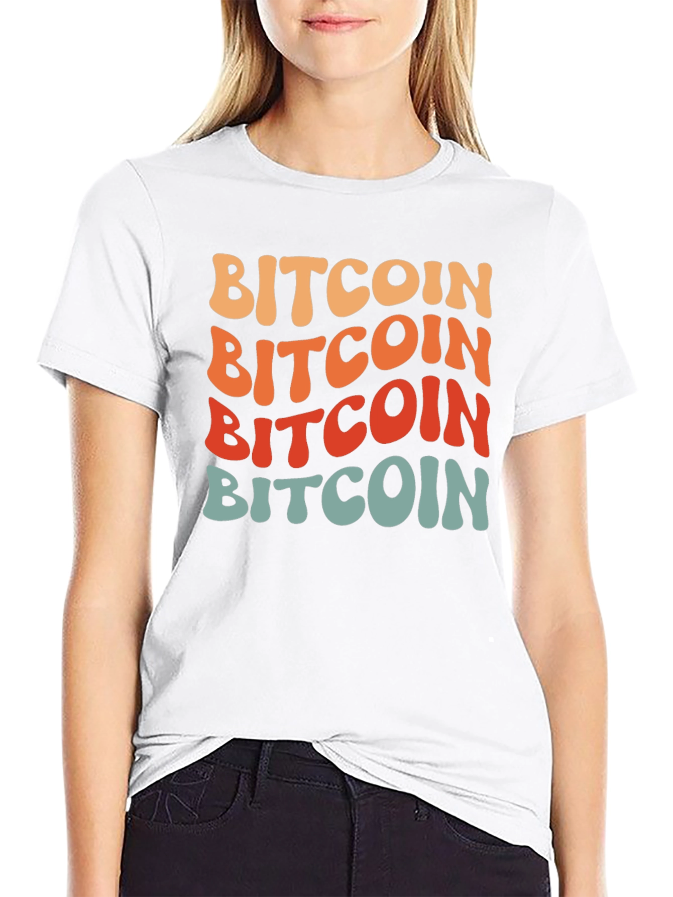 Retro Bitcoin T-Shirt - Stack Crypto Tee