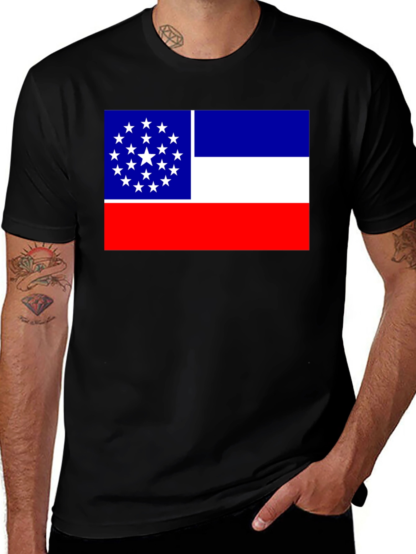 Mississippi Flag Graphic T-Shirt